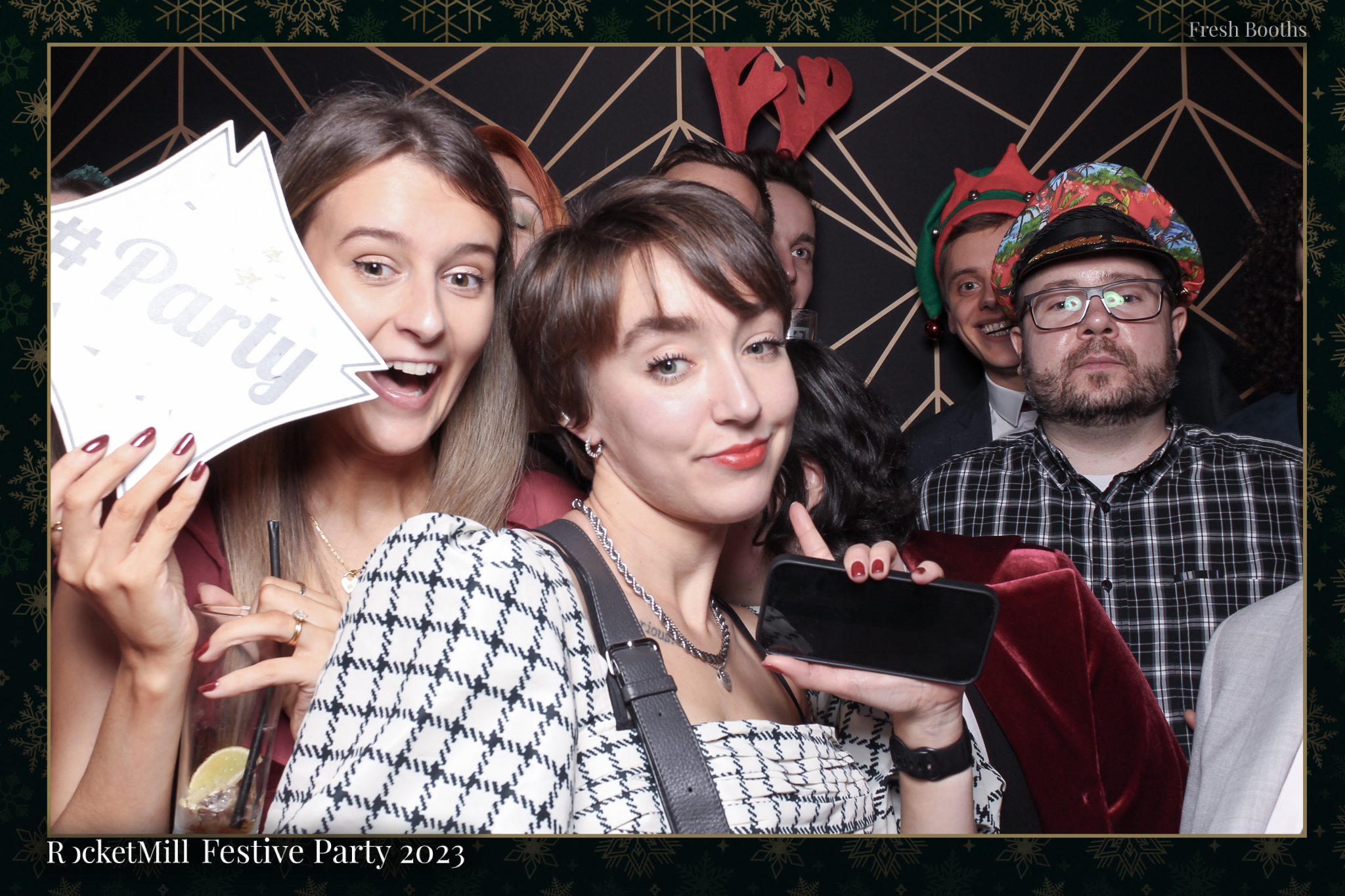 RocketMill Christmas Party 2023 | View more photos from the event at gallery.freshbooths.com/u/FreshBooths/RocketMill-Christmas-Party-2023