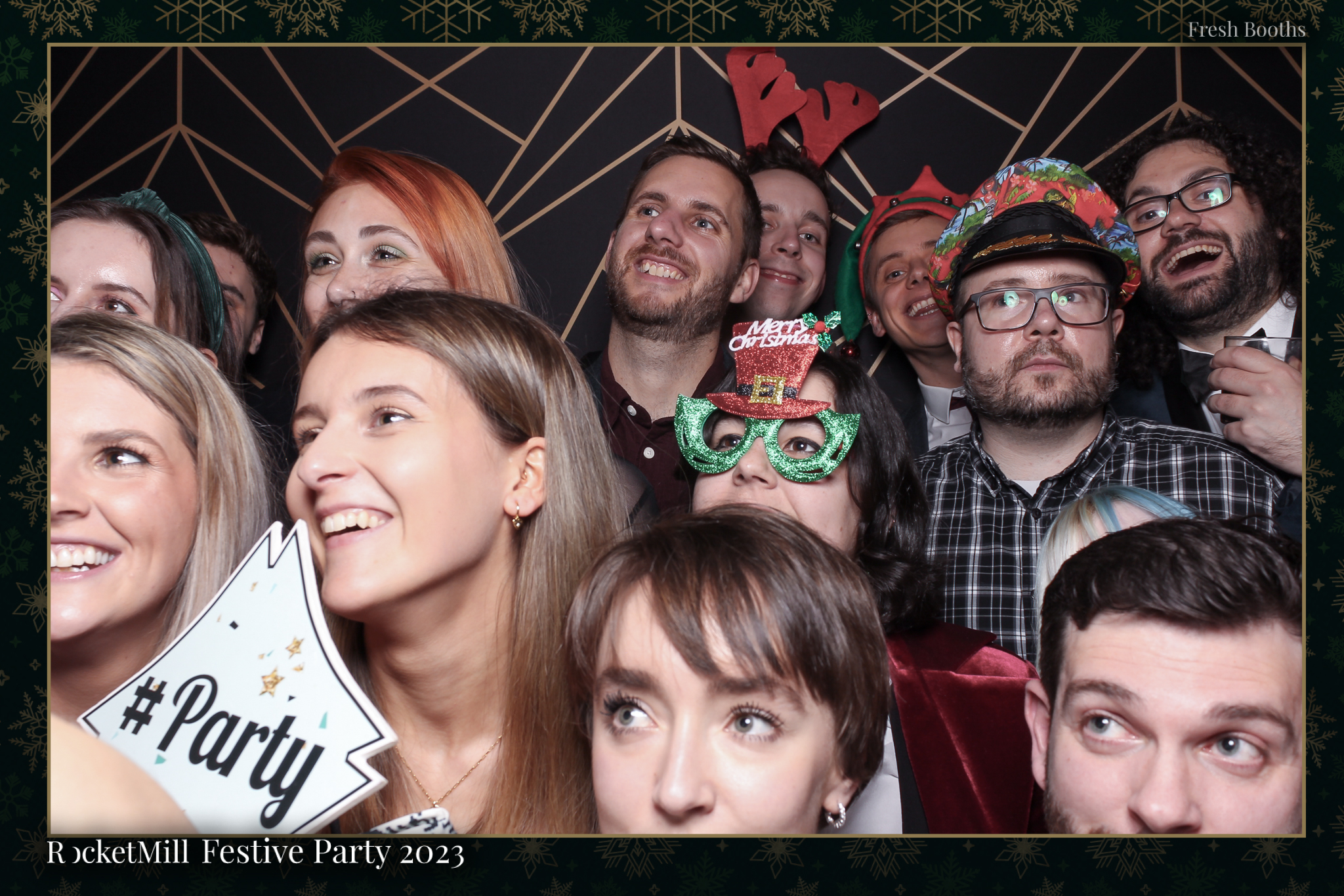 RocketMill Christmas Party 2023 | View more photos from the event at gallery.freshbooths.com/u/FreshBooths/RocketMill-Christmas-Party-2023