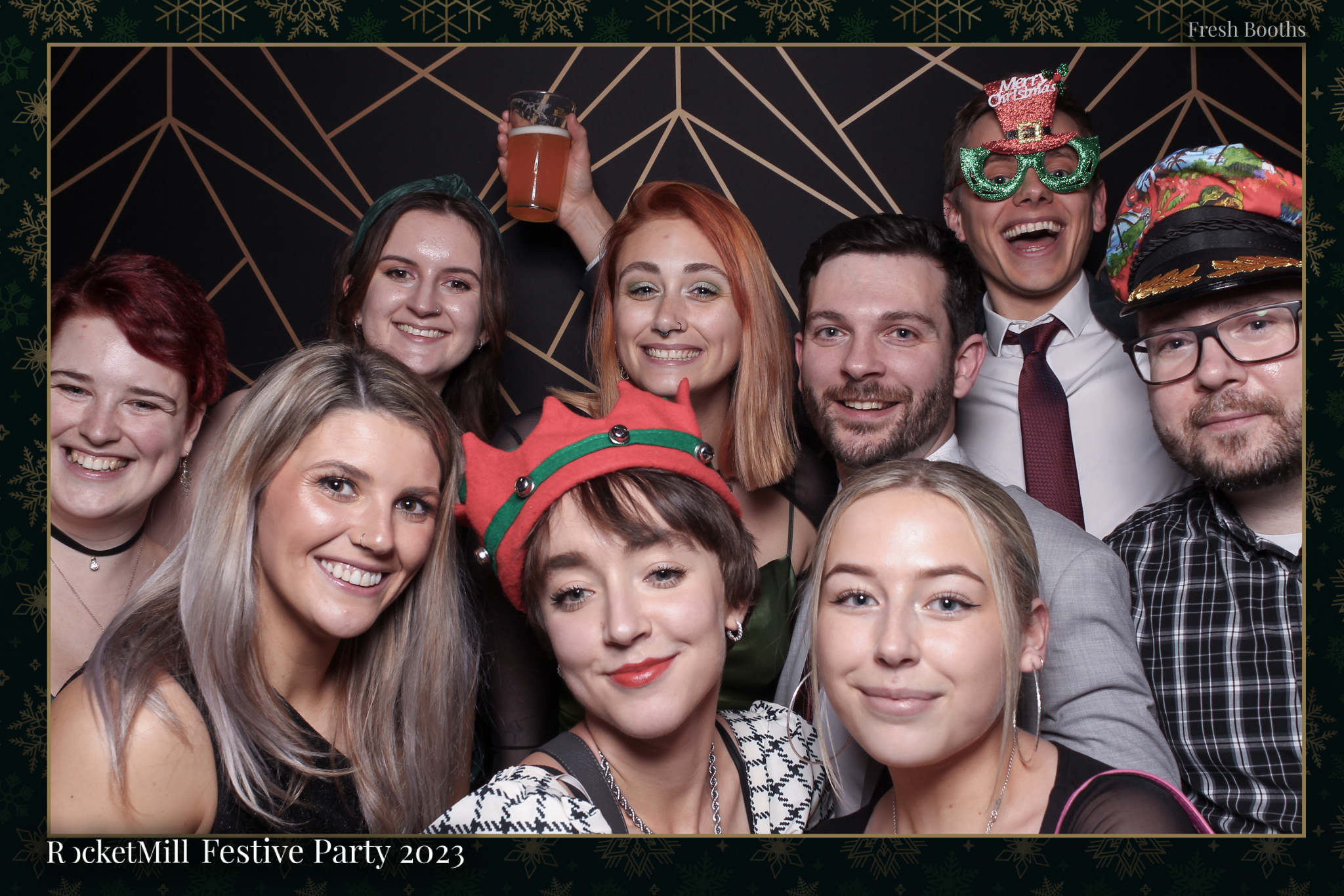 RocketMill Christmas Party 2023 | View more photos from the event at gallery.freshbooths.com/u/FreshBooths/RocketMill-Christmas-Party-2023