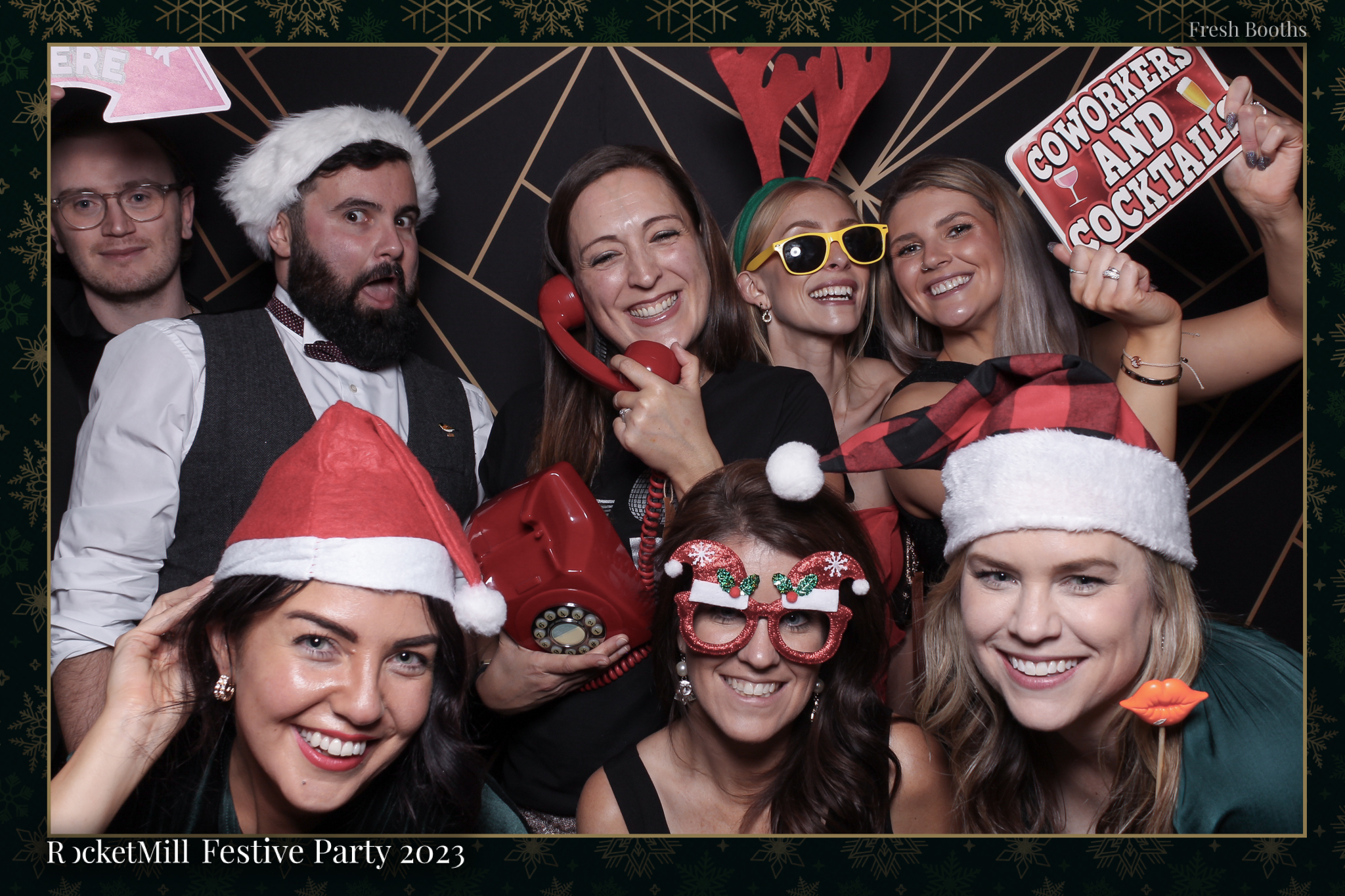 RocketMill Christmas Party 2023 | View more photos from the event at gallery.freshbooths.com/u/FreshBooths/RocketMill-Christmas-Party-2023