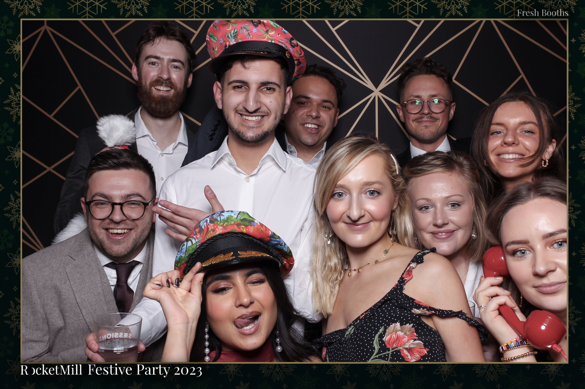 RocketMill Christmas Party 2023 | View more photos from the event at gallery.freshbooths.com/u/FreshBooths/RocketMill-Christmas-Party-2023