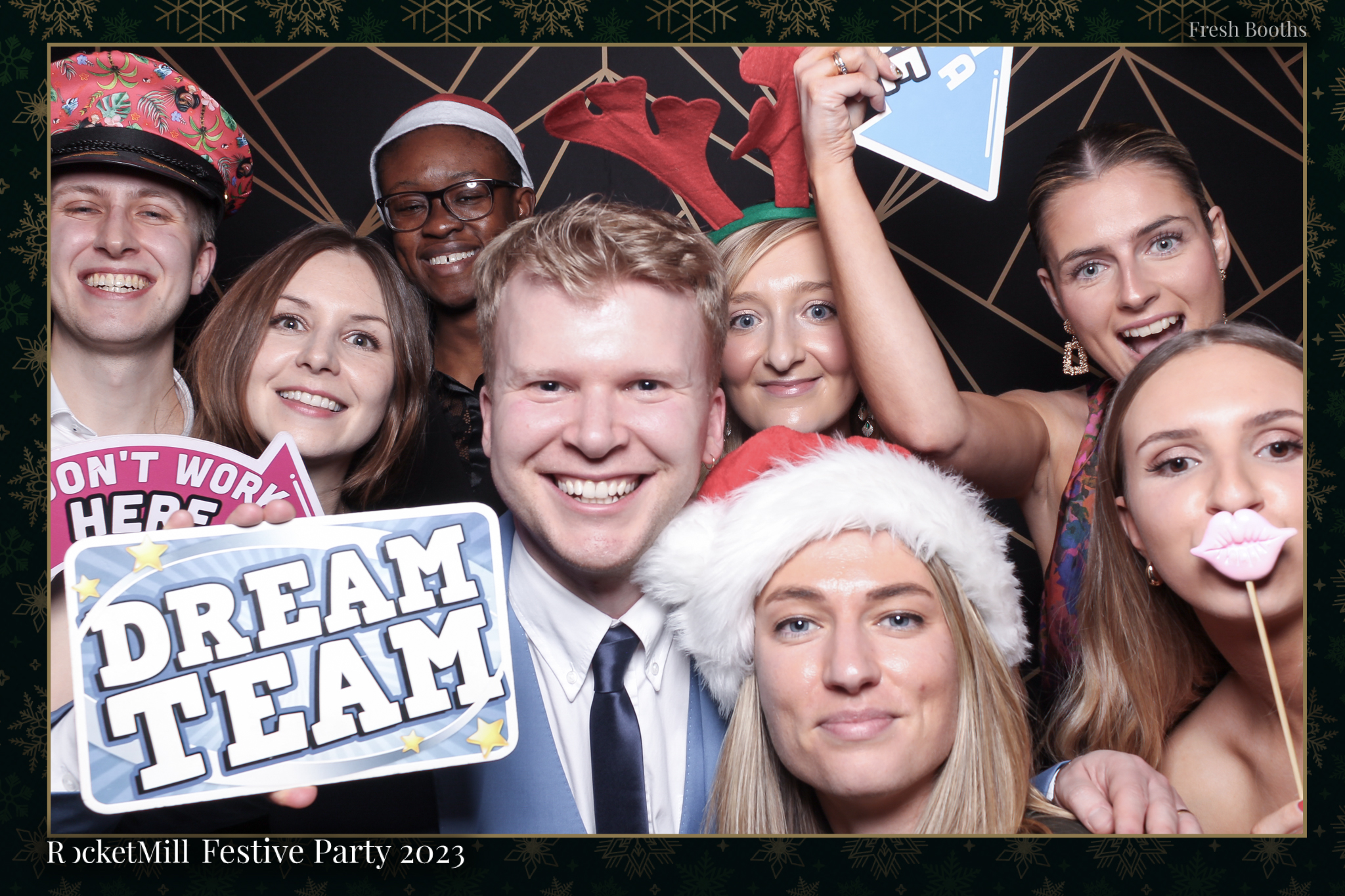 RocketMill Christmas Party 2023 | View more photos from the event at gallery.freshbooths.com/u/FreshBooths/RocketMill-Christmas-Party-2023