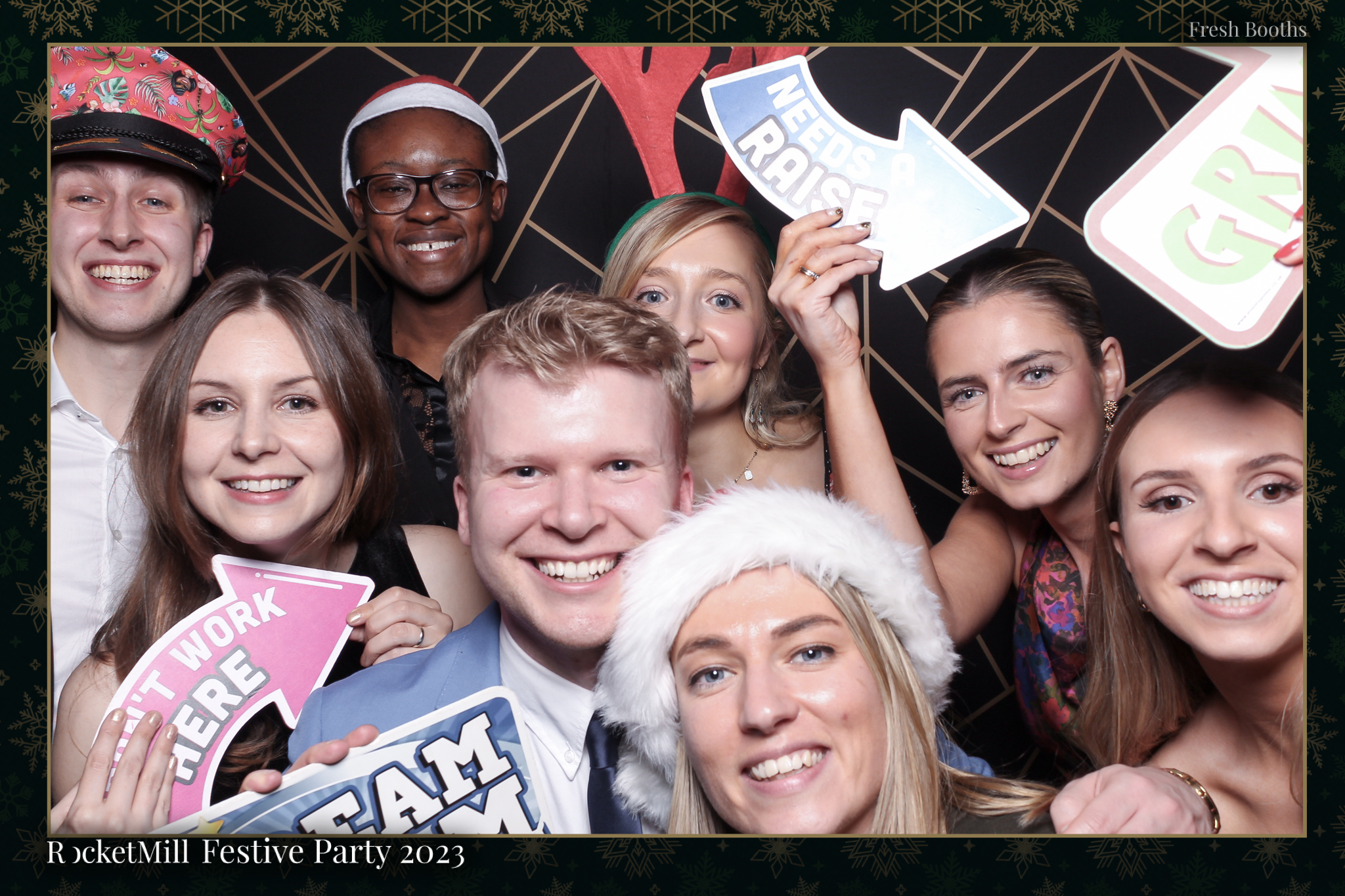 RocketMill Christmas Party 2023 | View more photos from the event at gallery.freshbooths.com/u/FreshBooths/RocketMill-Christmas-Party-2023