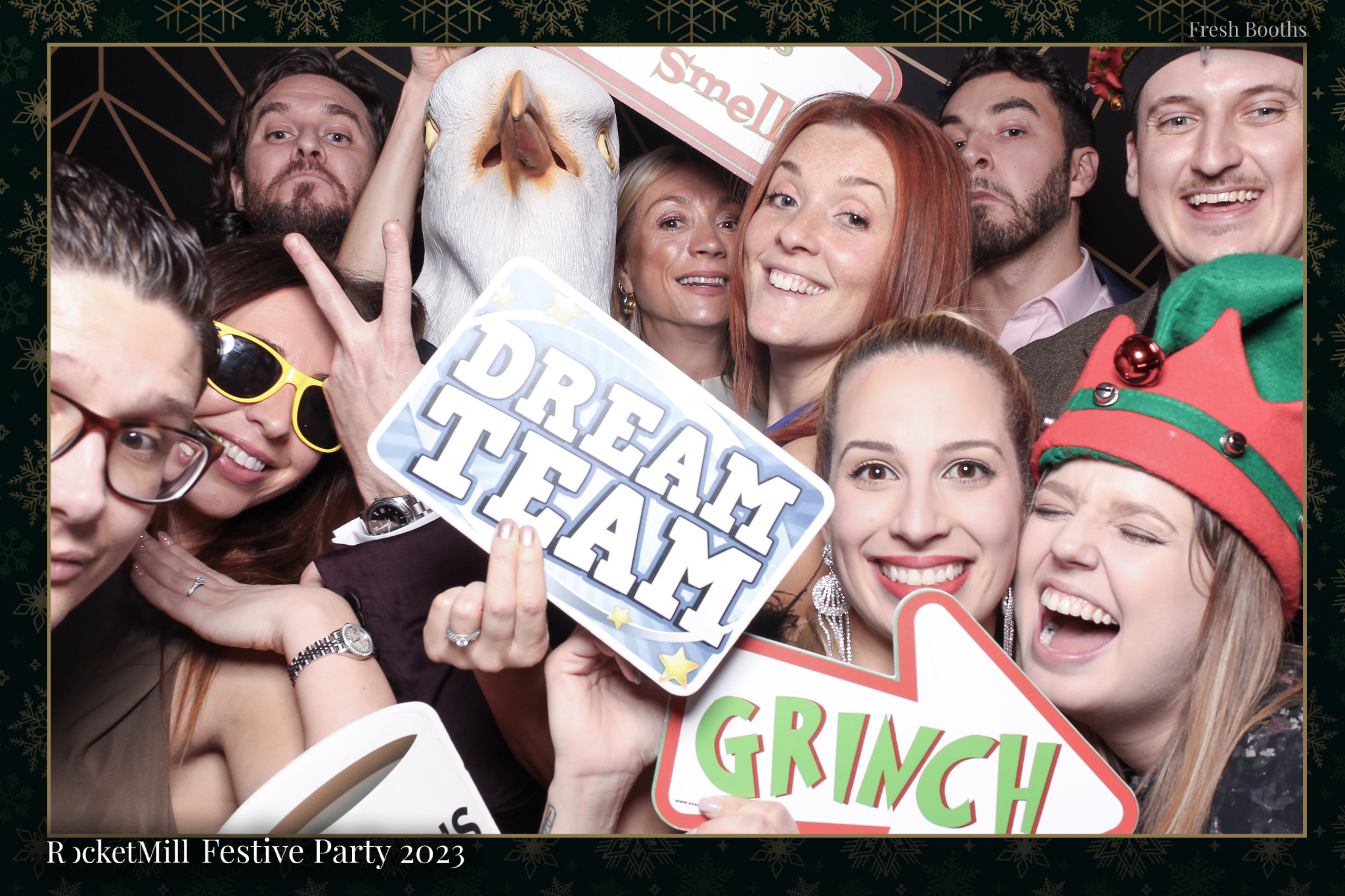 RocketMill Christmas Party 2023 | View more photos from the event at gallery.freshbooths.com/u/FreshBooths/RocketMill-Christmas-Party-2023