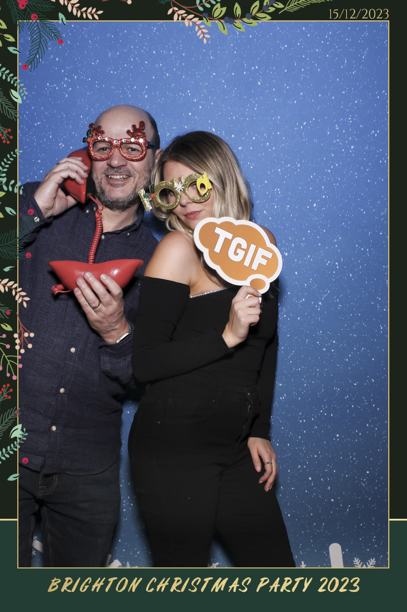 Bullhorn Xmas 2023 - Selfie Mirror | View more photos from the event at gallery.freshbooths.com/u/FreshBooths/Bullhorn-Xmas-2023-Selfie-Mirror
