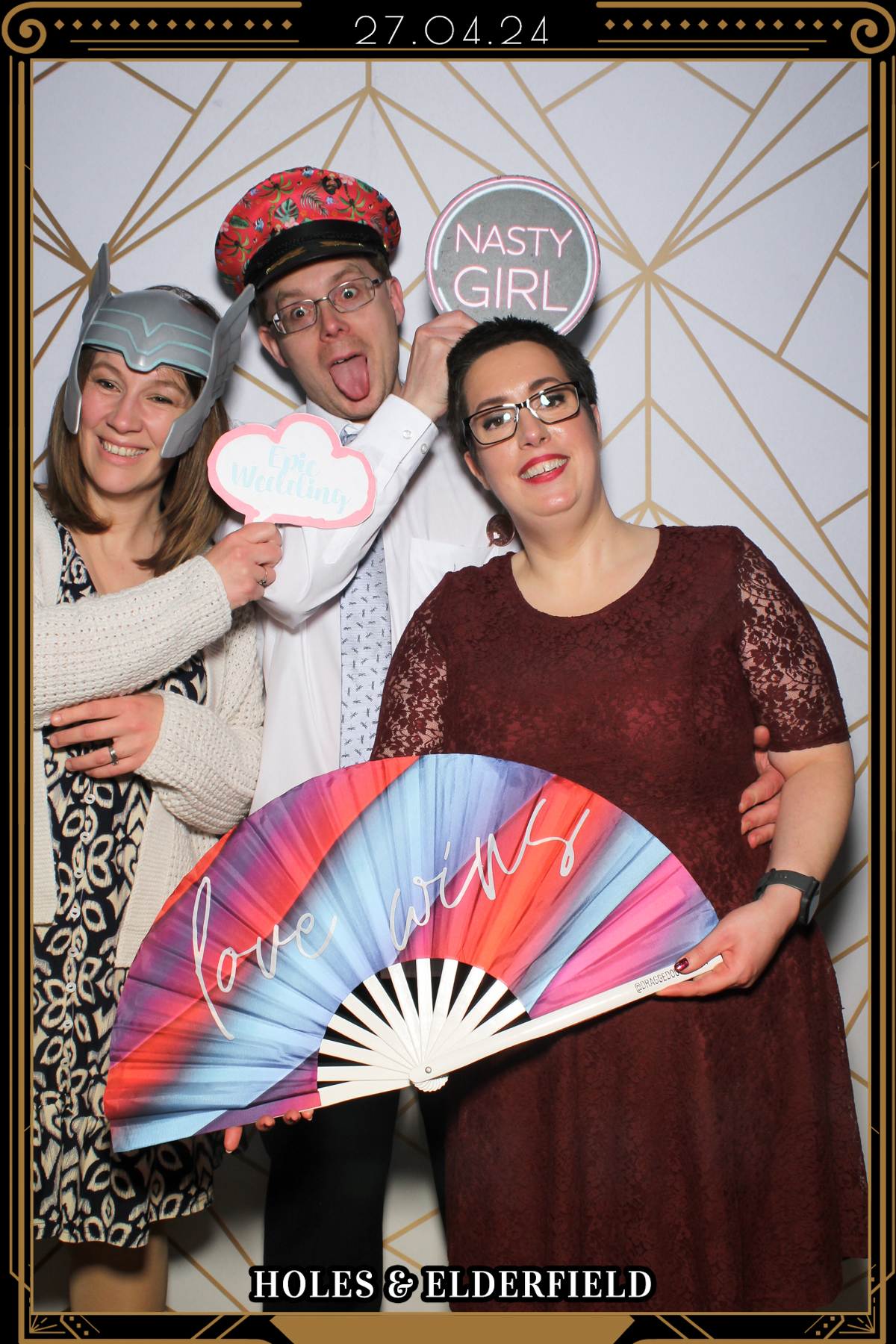 Holes & Elderfield Wedding - Selfie Mirror | View more photos from the event at gallery.freshbooths.com/u/FreshBooths/Holes-Elderfield-Wedding-Selfie-Mirror