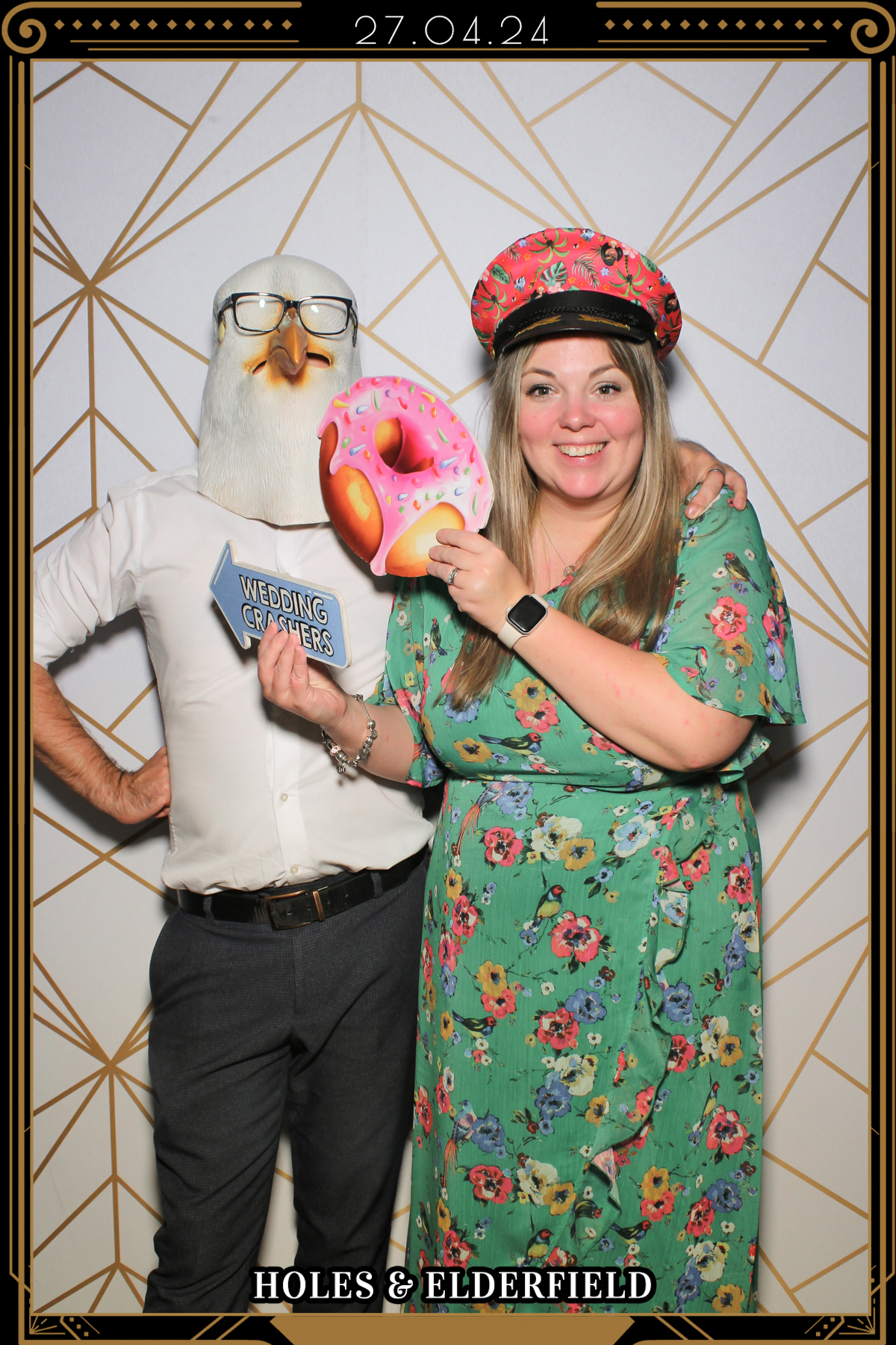 Holes & Elderfield Wedding - Selfie Mirror | View more photos from the event at gallery.freshbooths.com/u/FreshBooths/Holes-Elderfield-Wedding-Selfie-Mirror