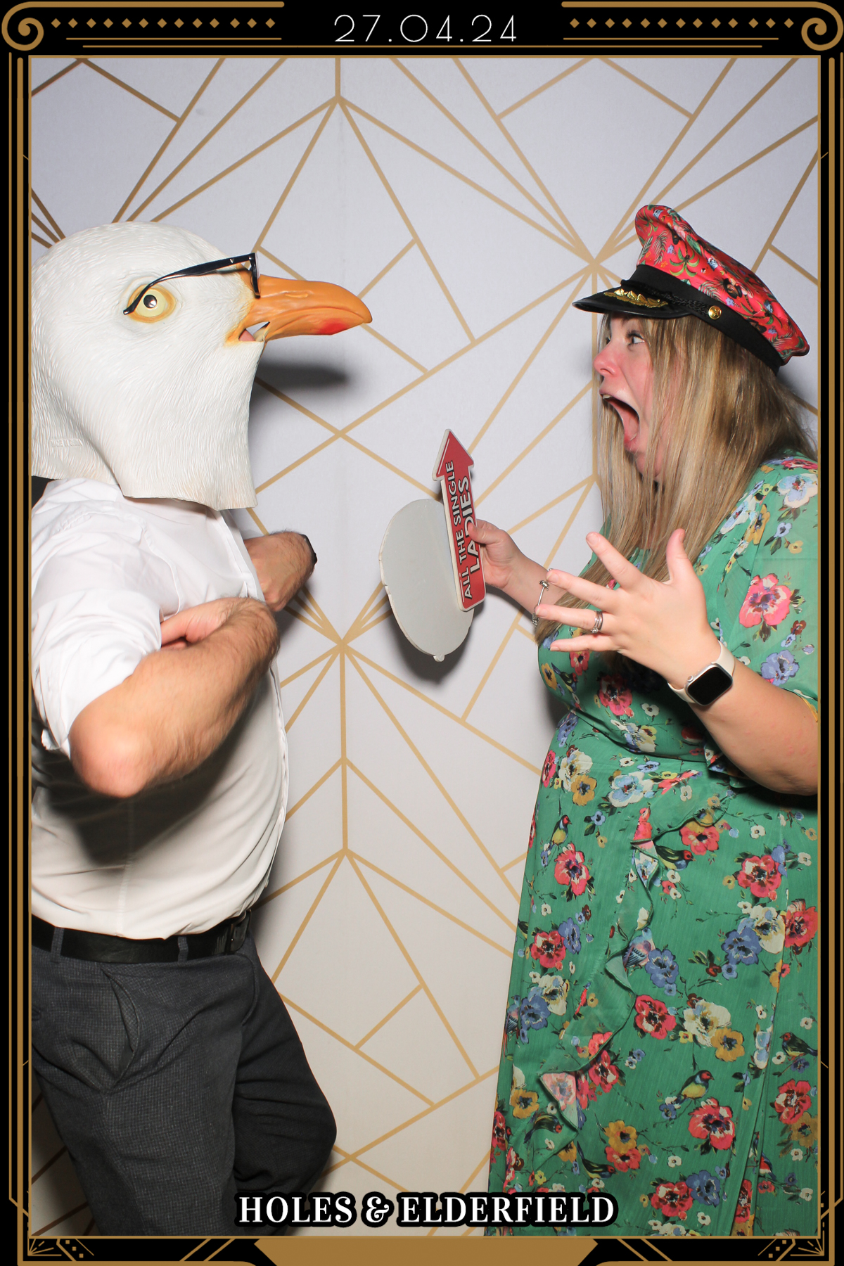 Holes & Elderfield Wedding - Selfie Mirror | View more photos from the event at gallery.freshbooths.com/u/FreshBooths/Holes-Elderfield-Wedding-Selfie-Mirror
