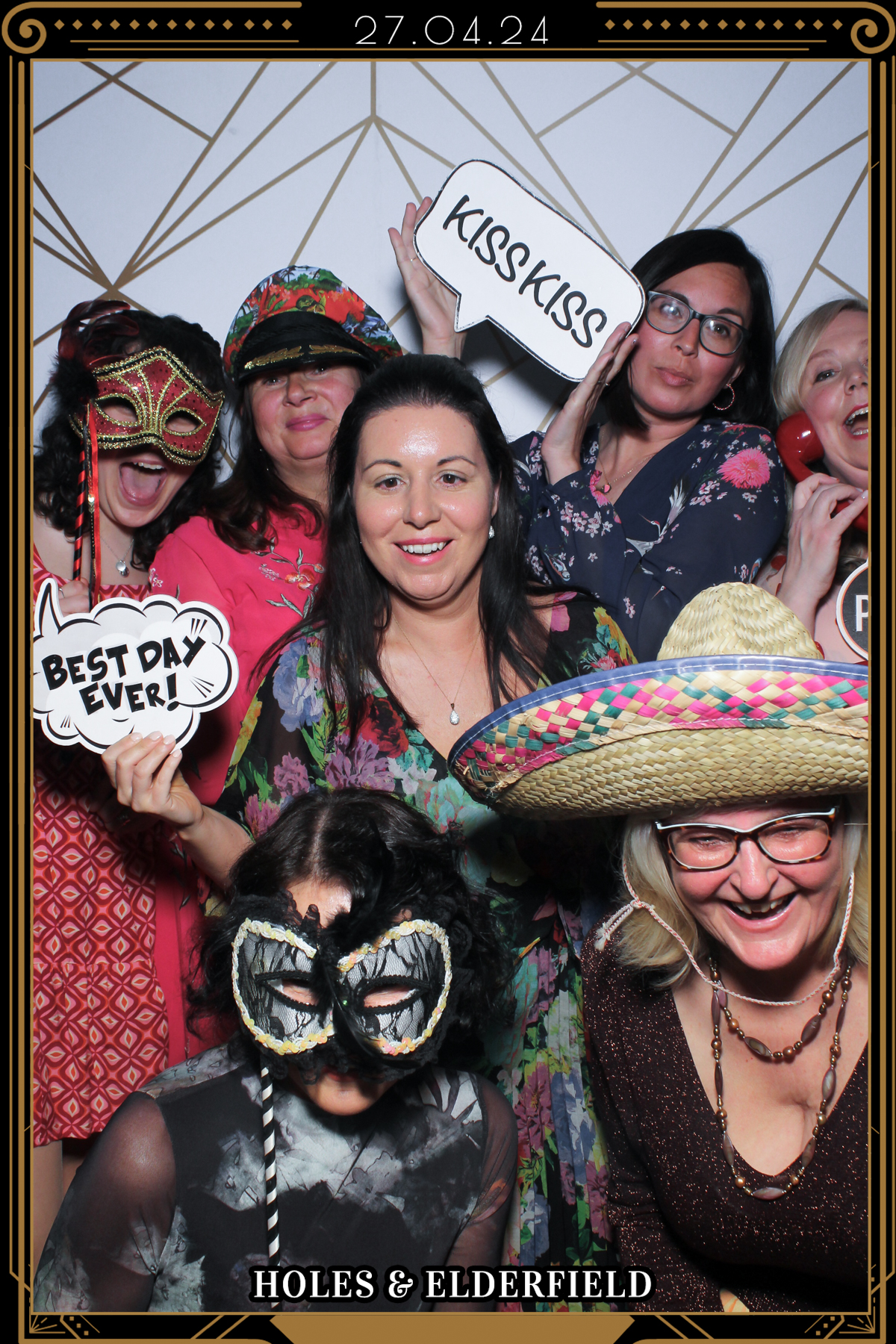 Holes & Elderfield Wedding - Selfie Mirror | View more photos from the event at gallery.freshbooths.com/u/FreshBooths/Holes-Elderfield-Wedding-Selfie-Mirror