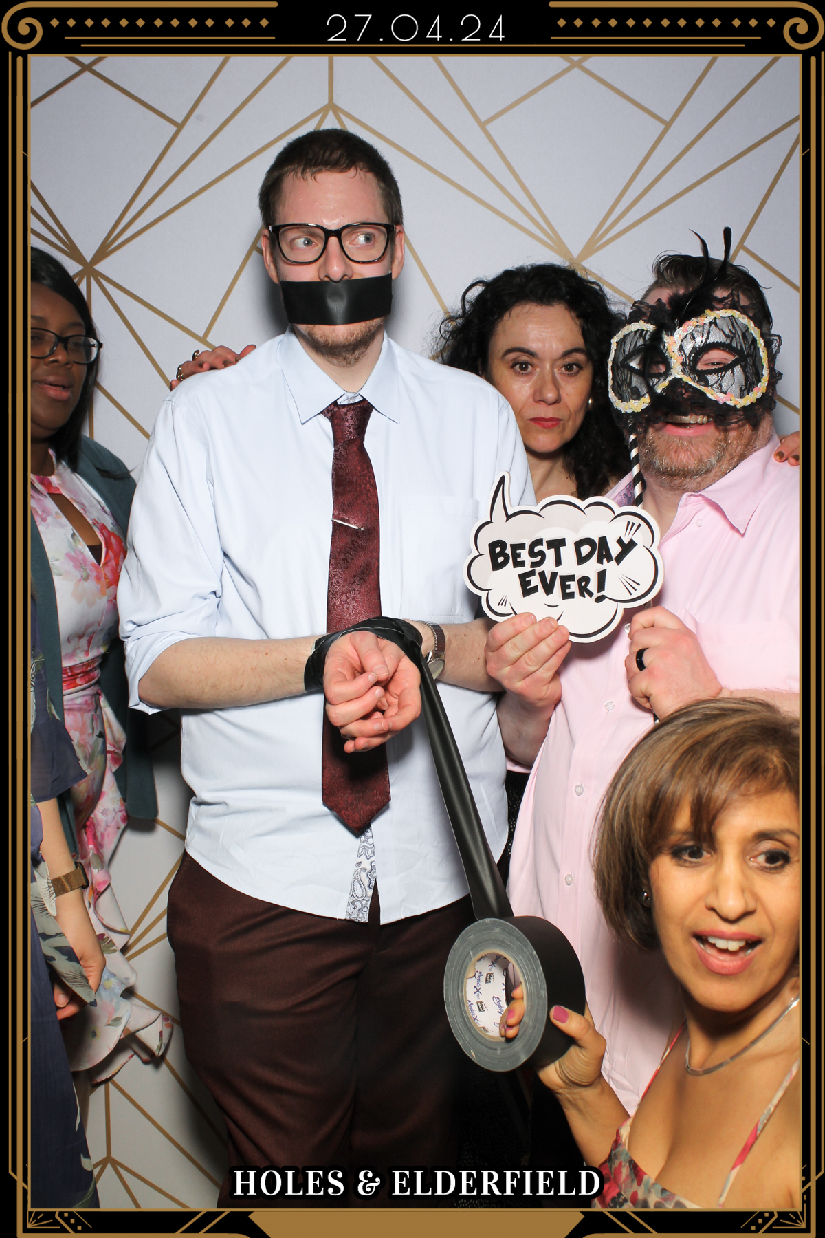 Holes & Elderfield Wedding - Selfie Mirror | View more photos from the event at gallery.freshbooths.com/u/FreshBooths/Holes-Elderfield-Wedding-Selfie-Mirror