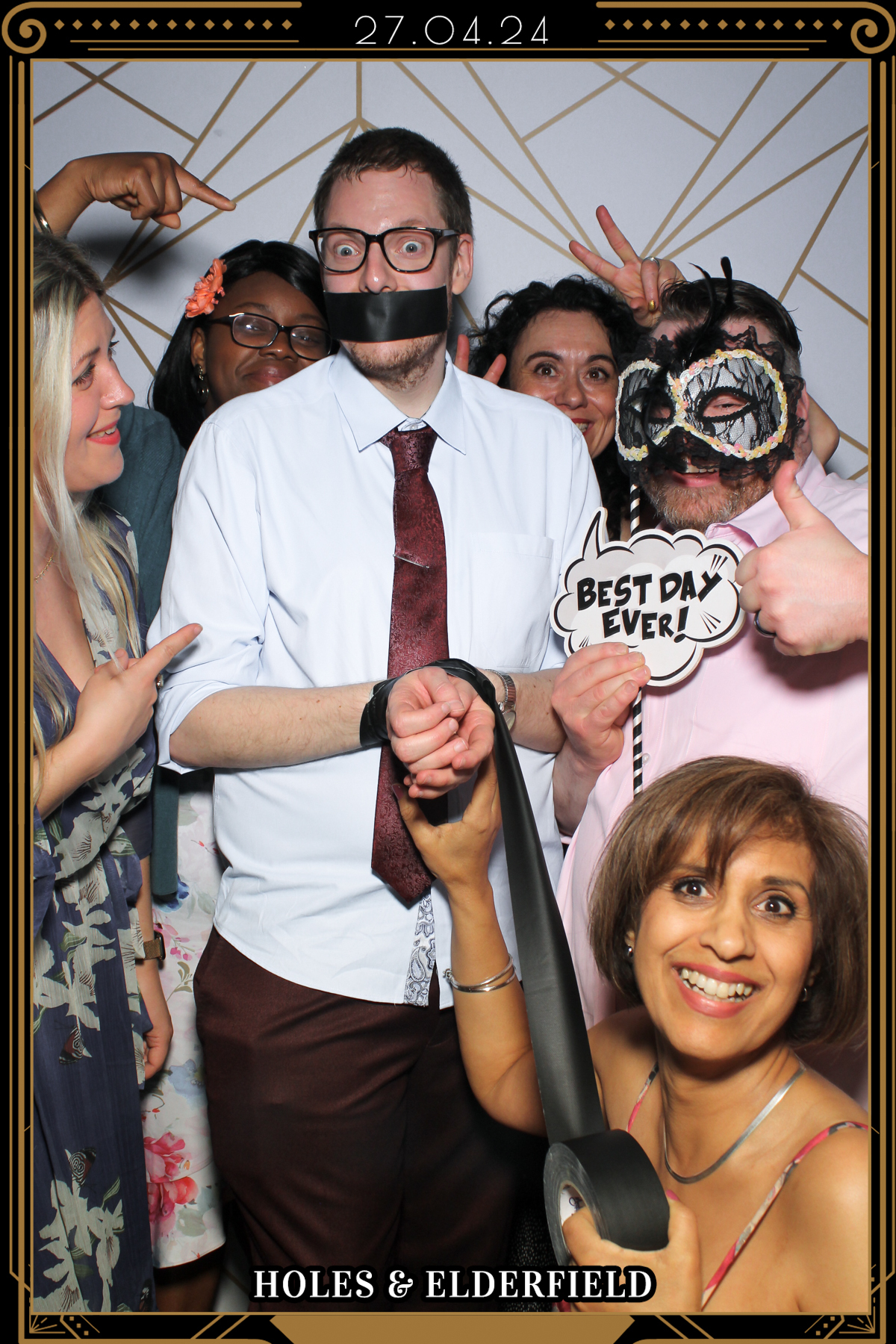 Holes & Elderfield Wedding - Selfie Mirror | View more photos from the event at gallery.freshbooths.com/u/FreshBooths/Holes-Elderfield-Wedding-Selfie-Mirror