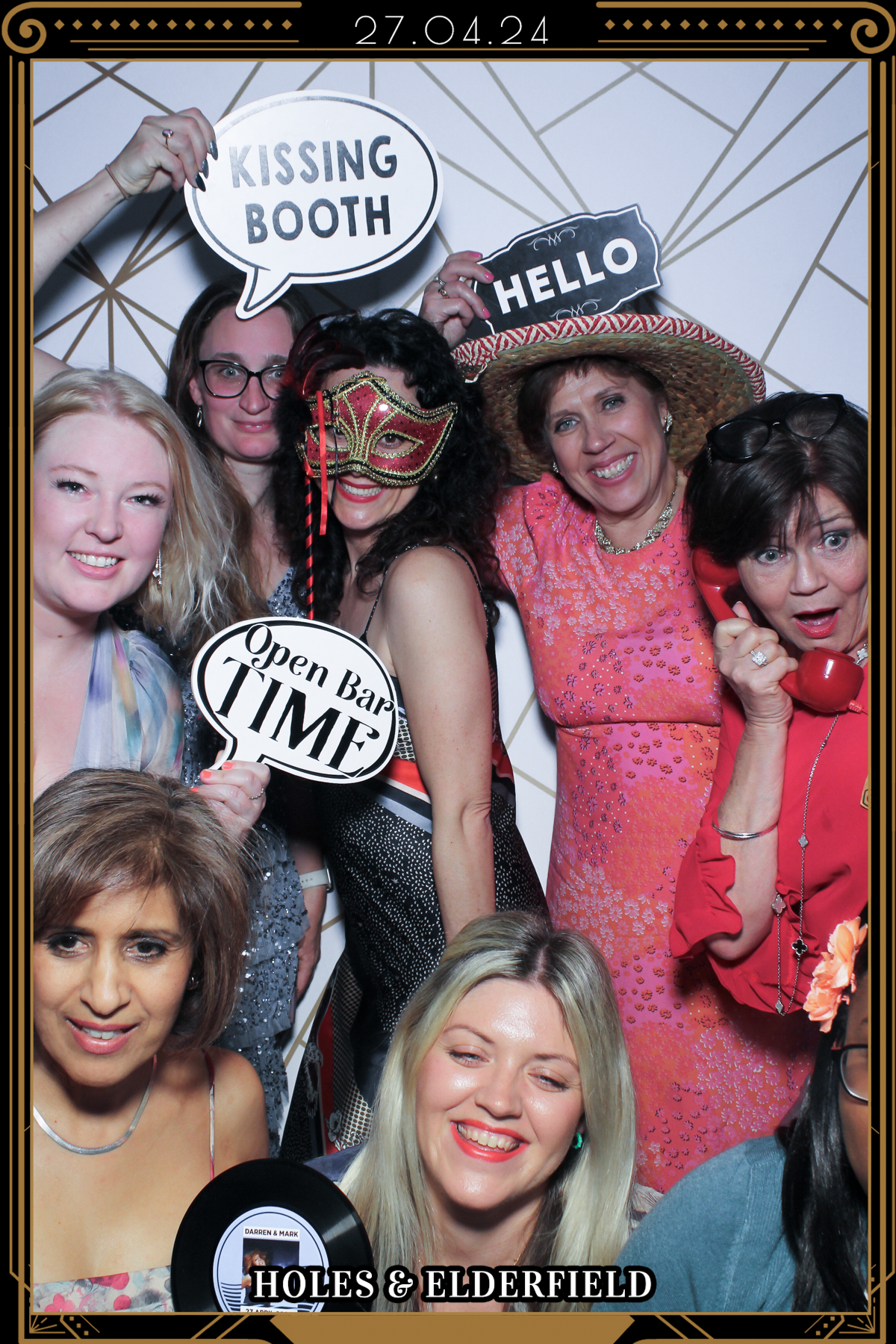 Holes & Elderfield Wedding - Selfie Mirror | View more photos from the event at gallery.freshbooths.com/u/FreshBooths/Holes-Elderfield-Wedding-Selfie-Mirror
