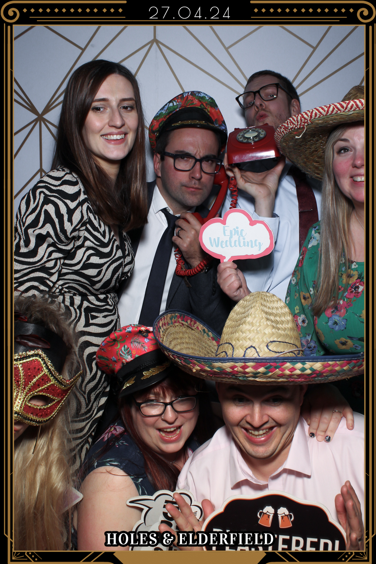 Holes & Elderfield Wedding - Selfie Mirror | View more photos from the event at gallery.freshbooths.com/u/FreshBooths/Holes-Elderfield-Wedding-Selfie-Mirror