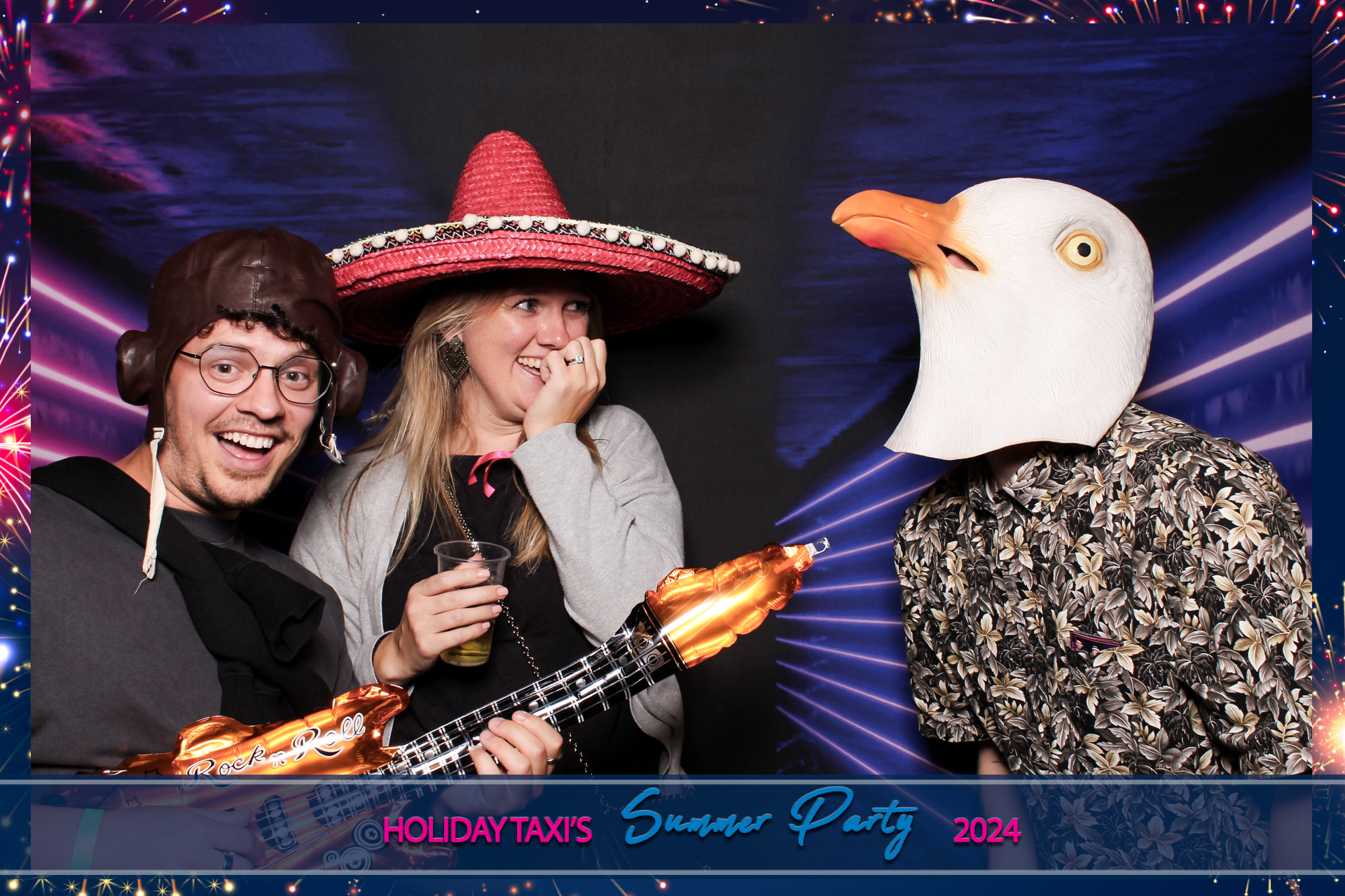 Holiday Taxis Summer Party 2024 | View more photos from the event at gallery.freshbooths.com/u/FreshBooths/Holiday-Taxis-Summer-Party-2024