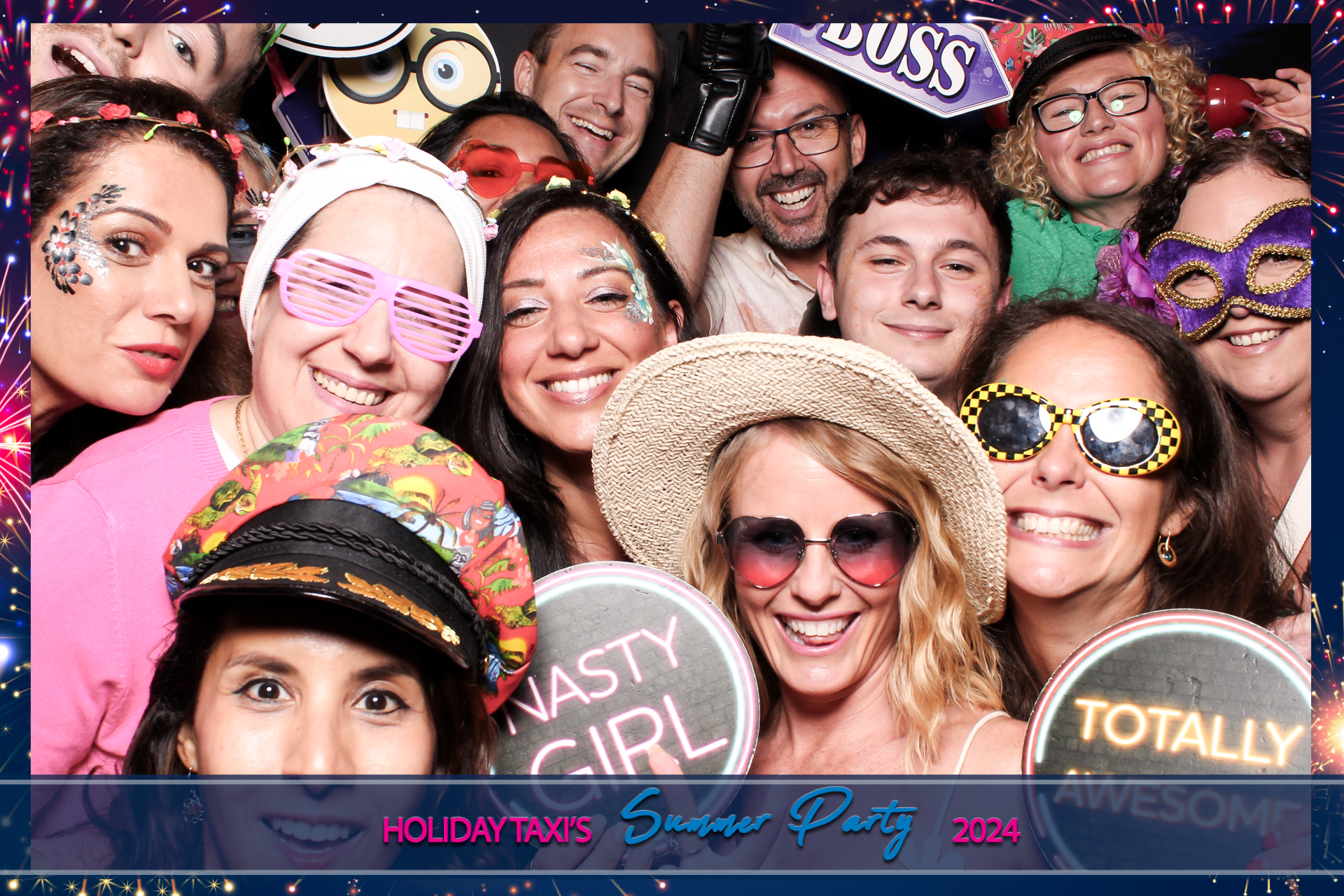 Holiday Taxis Summer Party 2024 | View more photos from the event at gallery.freshbooths.com/u/FreshBooths/Holiday-Taxis-Summer-Party-2024