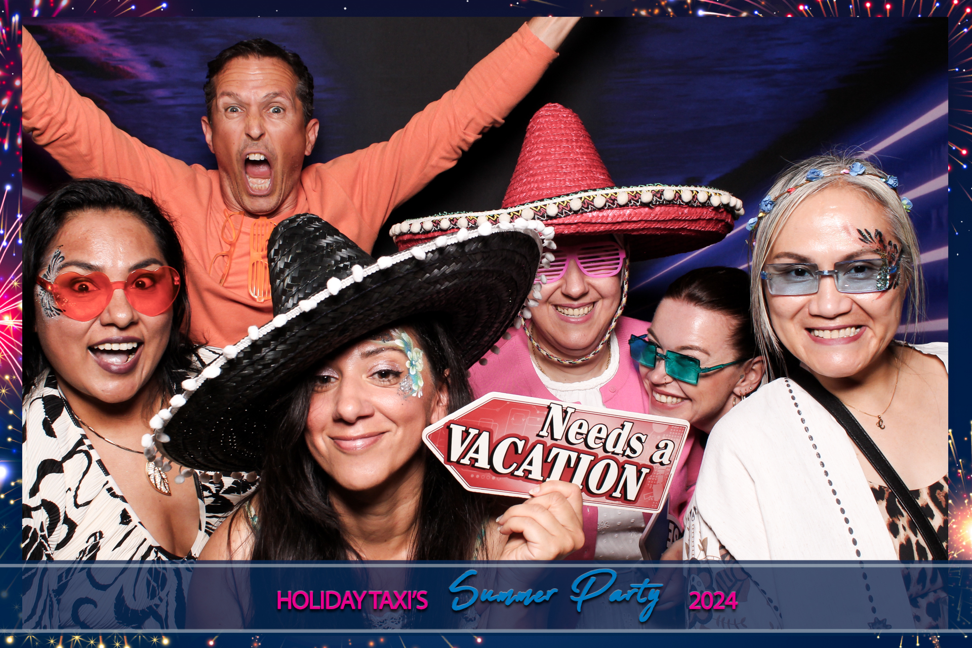 Holiday Taxis Summer Party 2024 | View more photos from the event at gallery.freshbooths.com/u/FreshBooths/Holiday-Taxis-Summer-Party-2024