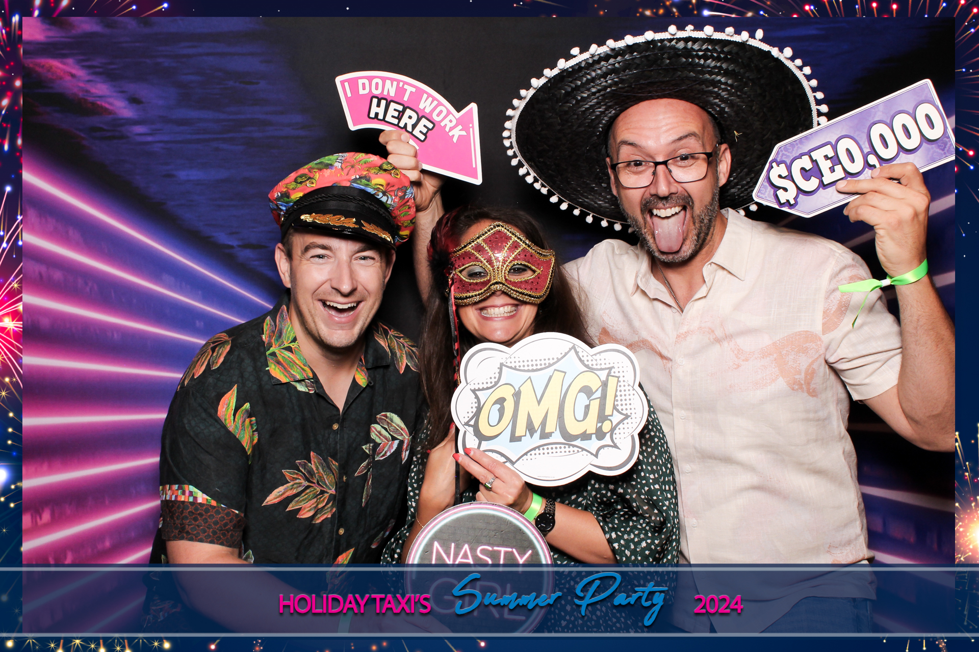 Holiday Taxis Summer Party 2024 | View more photos from the event at gallery.freshbooths.com/u/FreshBooths/Holiday-Taxis-Summer-Party-2024