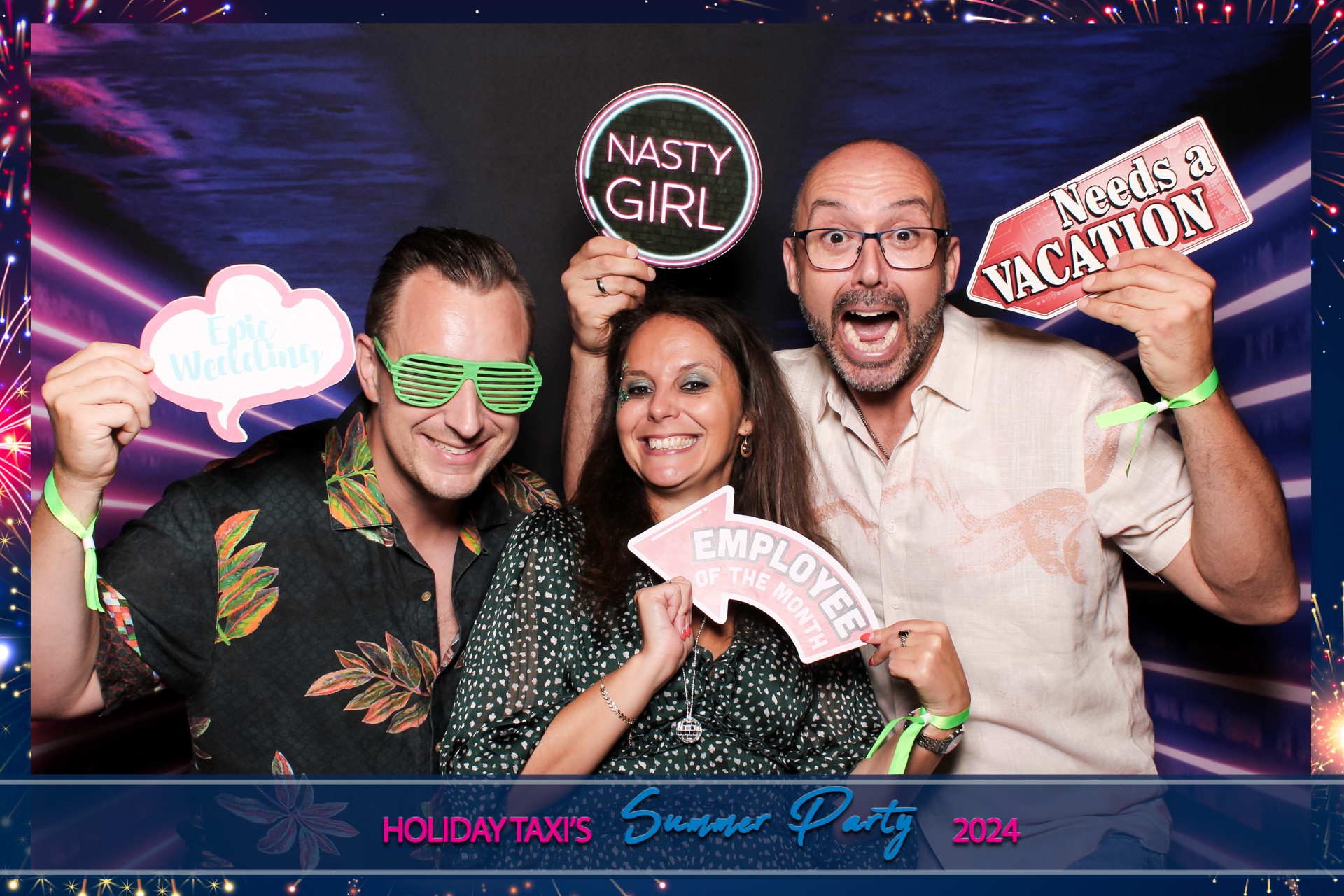 Holiday Taxis Summer Party 2024 | View more photos from the event at gallery.freshbooths.com/u/FreshBooths/Holiday-Taxis-Summer-Party-2024