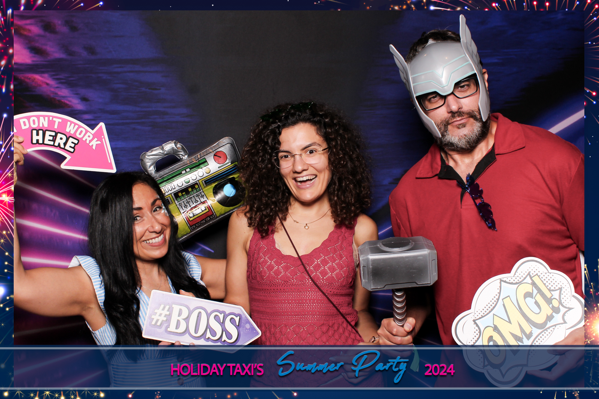 Holiday Taxis Summer Party 2024 | View more photos from the event at gallery.freshbooths.com/u/FreshBooths/Holiday-Taxis-Summer-Party-2024