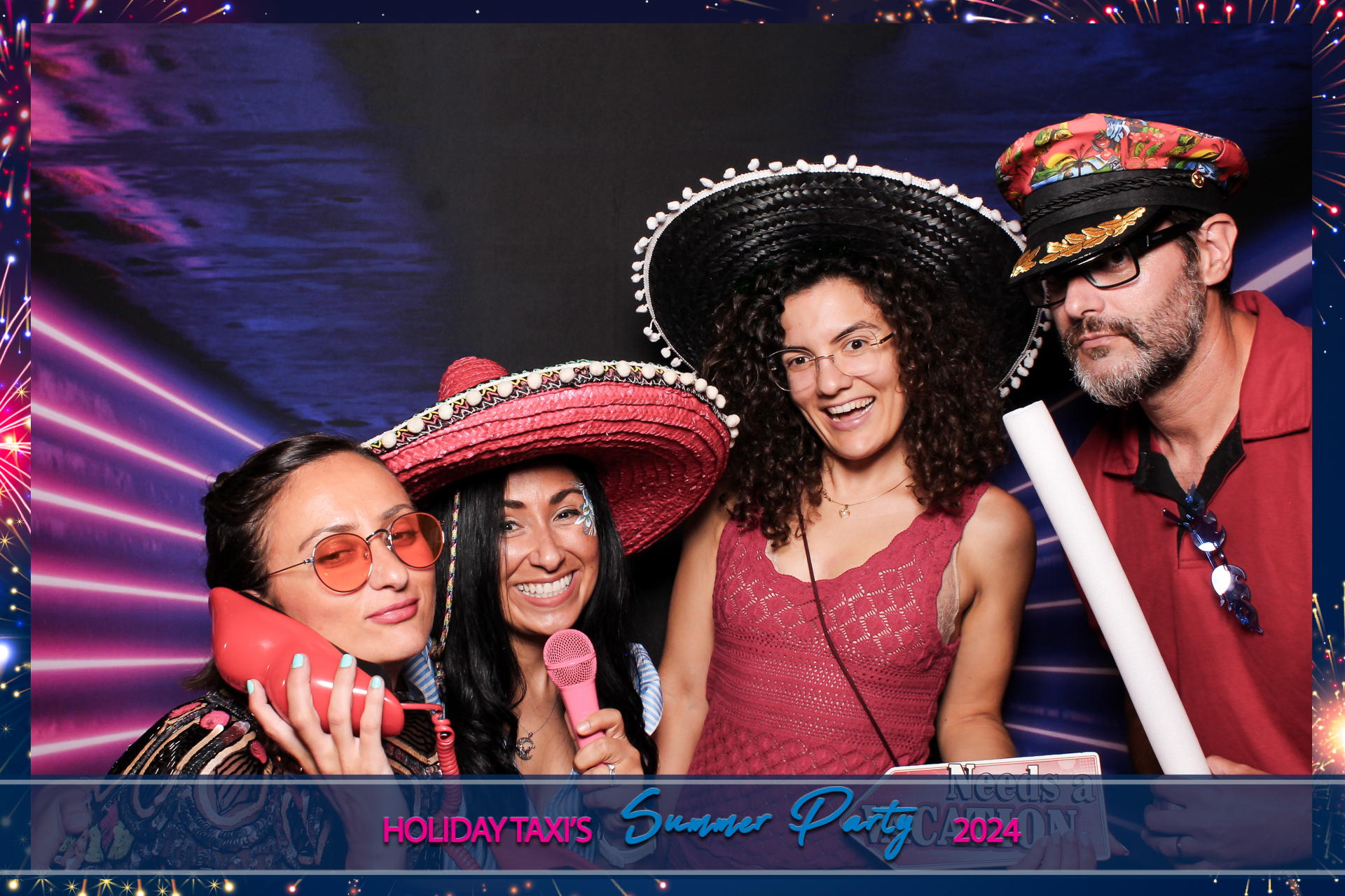 Holiday Taxis Summer Party 2024 | View more photos from the event at gallery.freshbooths.com/u/FreshBooths/Holiday-Taxis-Summer-Party-2024