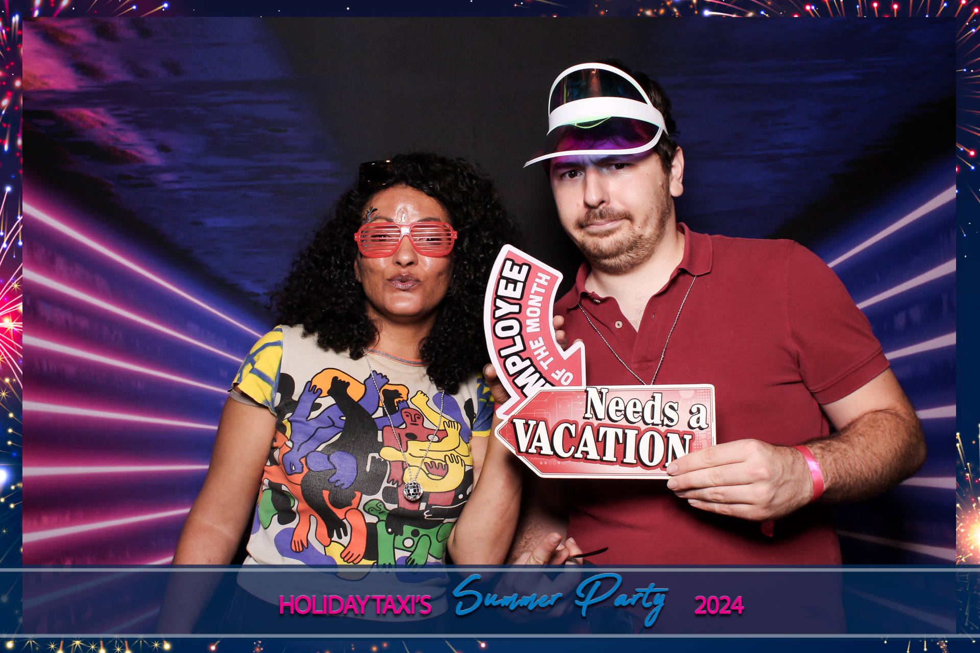 Holiday Taxis Summer Party 2024 | View more photos from the event at gallery.freshbooths.com/u/FreshBooths/Holiday-Taxis-Summer-Party-2024