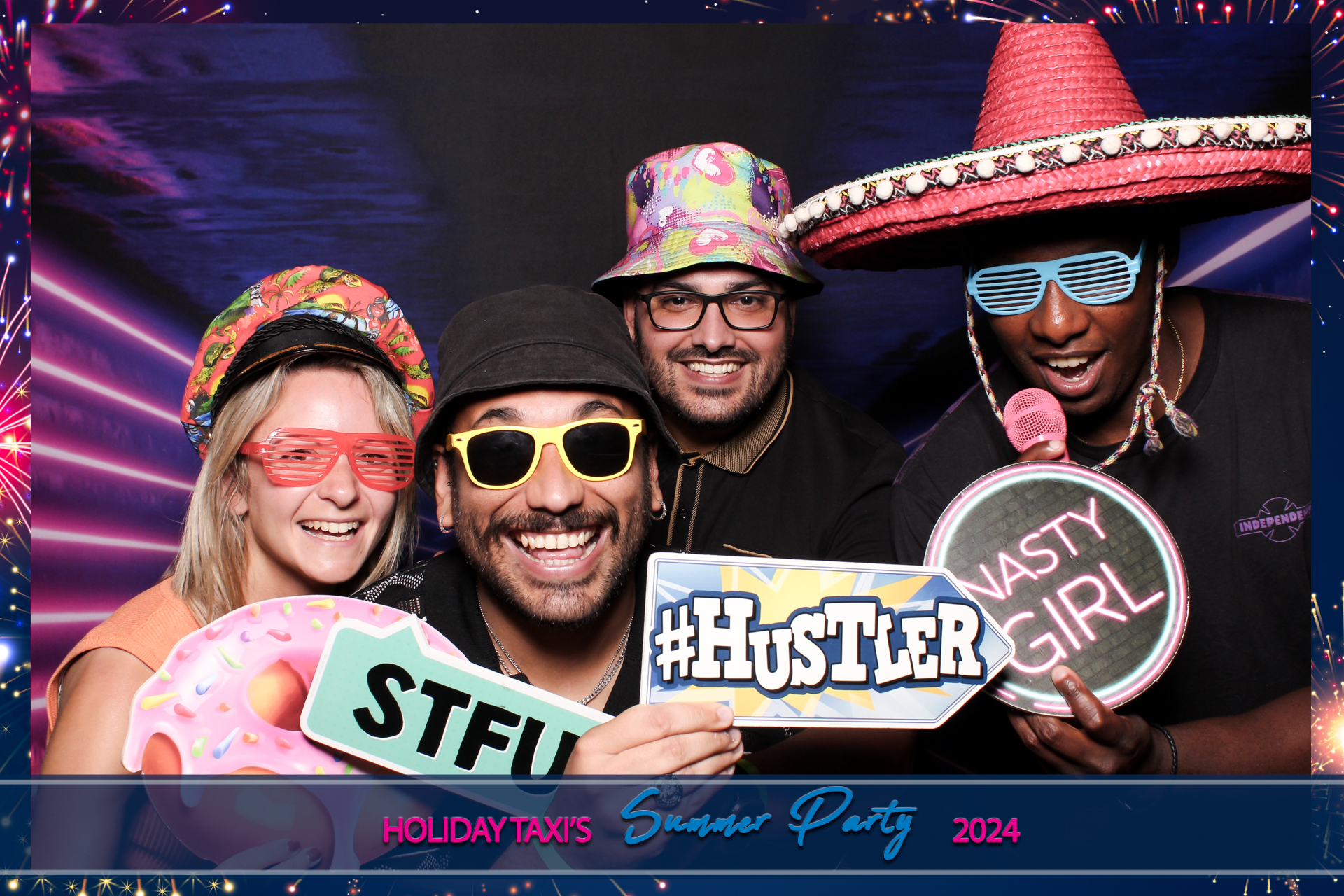 Holiday Taxis Summer Party 2024 | View more photos from the event at gallery.freshbooths.com/u/FreshBooths/Holiday-Taxis-Summer-Party-2024