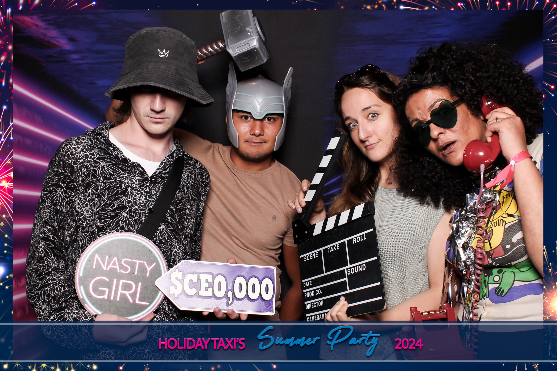 Holiday Taxis Summer Party 2024 | View more photos from the event at gallery.freshbooths.com/u/FreshBooths/Holiday-Taxis-Summer-Party-2024