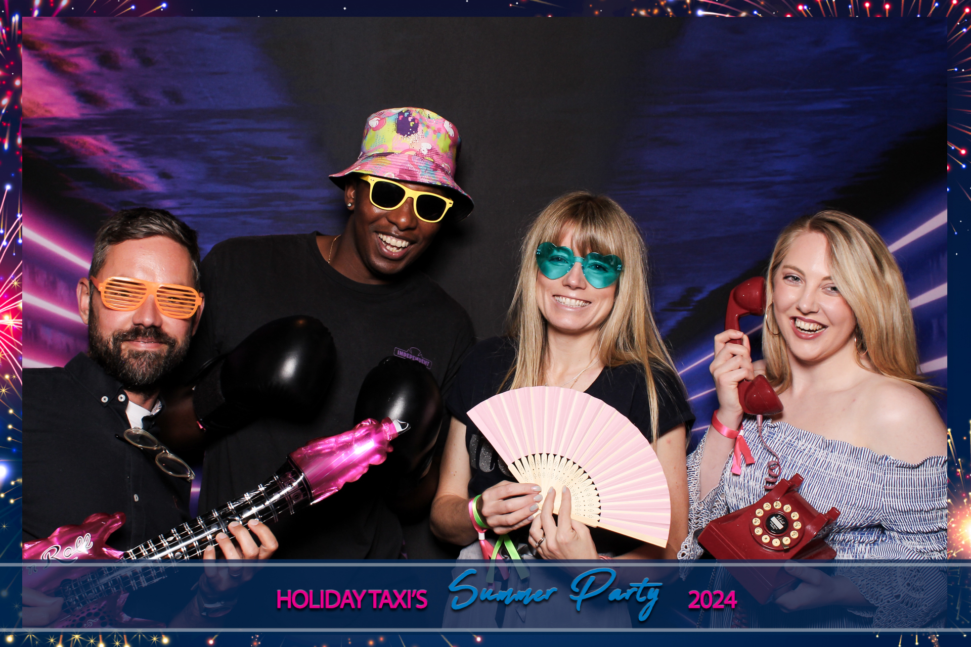 Holiday Taxis Summer Party 2024 | View more photos from the event at gallery.freshbooths.com/u/FreshBooths/Holiday-Taxis-Summer-Party-2024