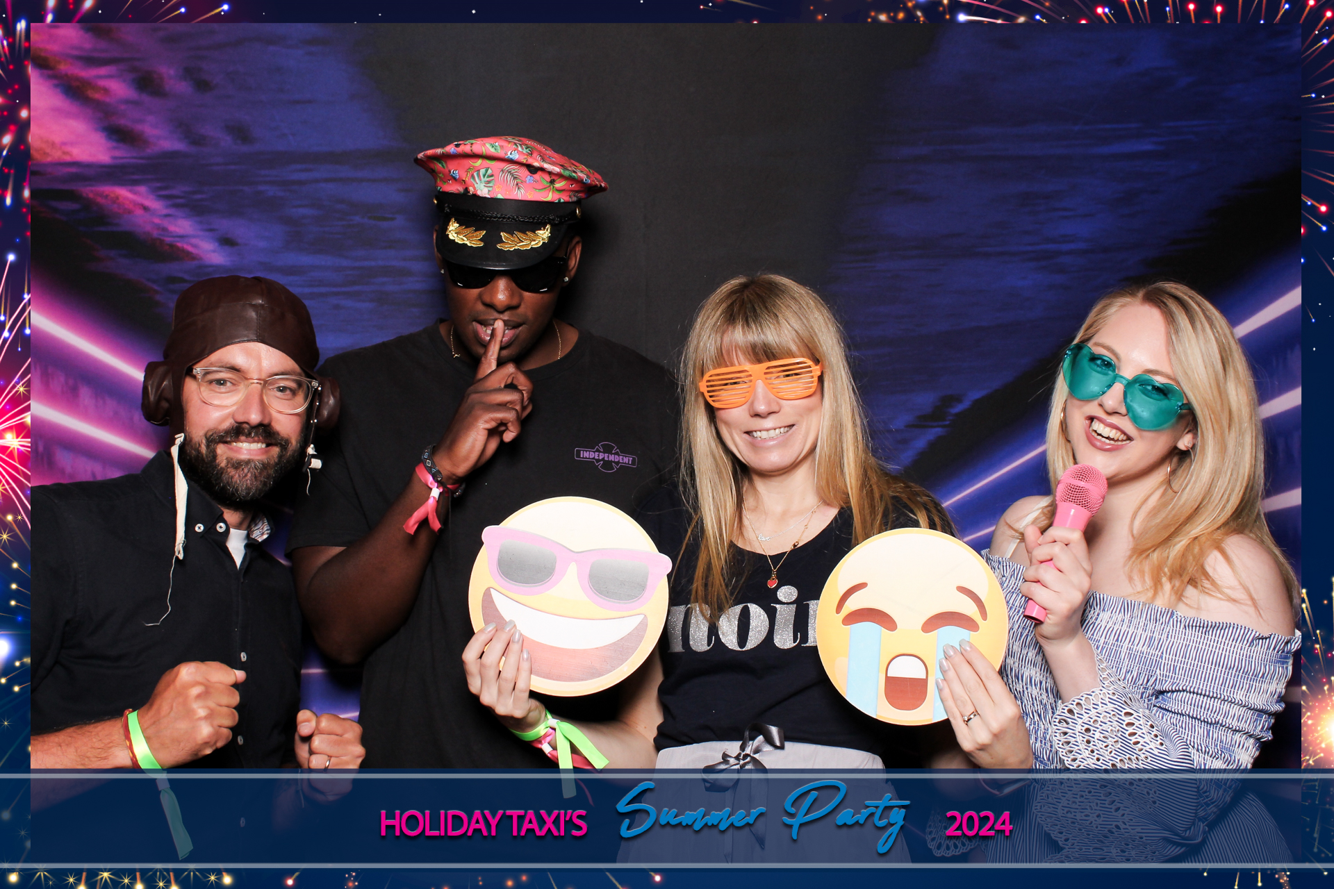 Holiday Taxis Summer Party 2024 | View more photos from the event at gallery.freshbooths.com/u/FreshBooths/Holiday-Taxis-Summer-Party-2024