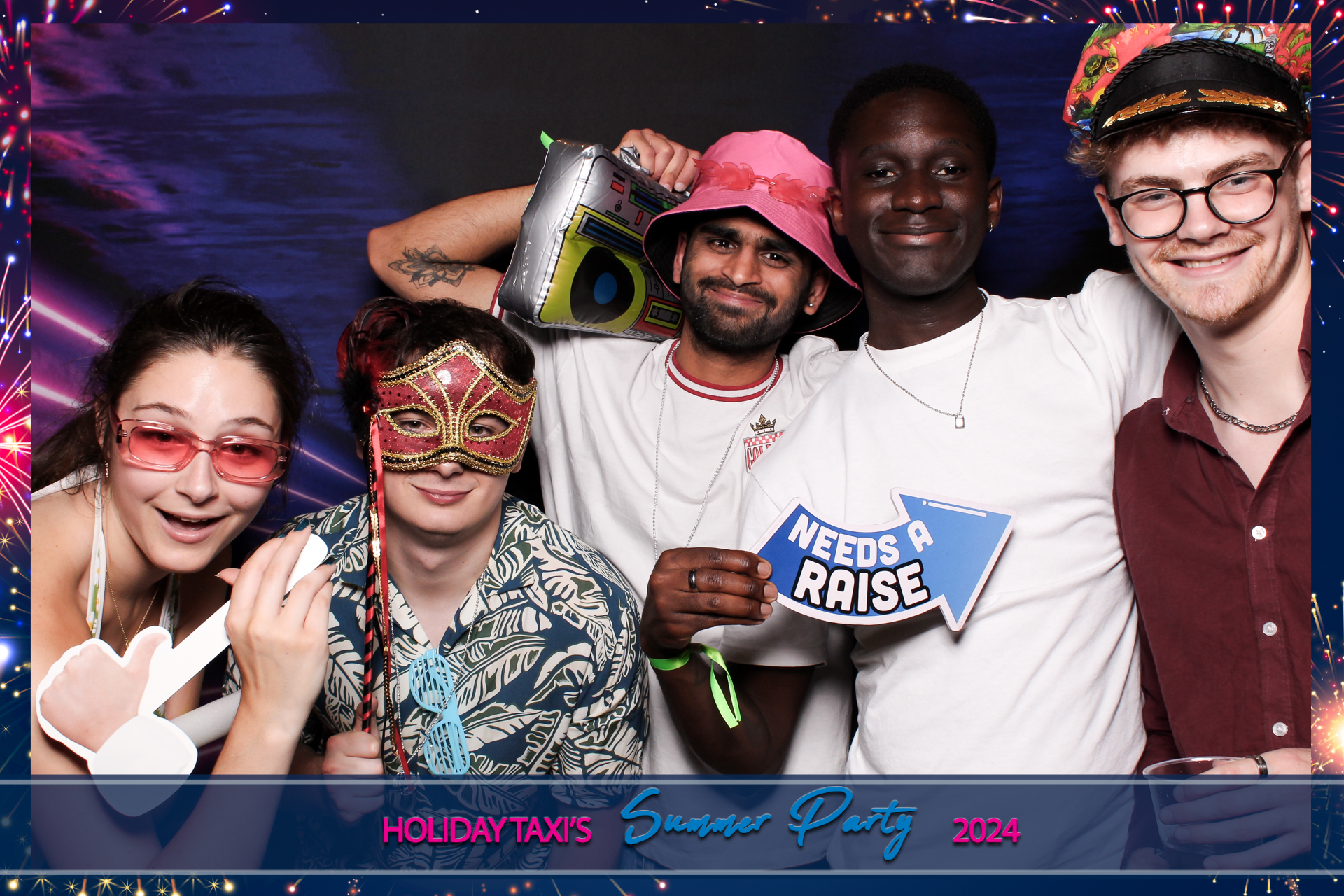 Holiday Taxis Summer Party 2024 | View more photos from the event at gallery.freshbooths.com/u/FreshBooths/Holiday-Taxis-Summer-Party-2024