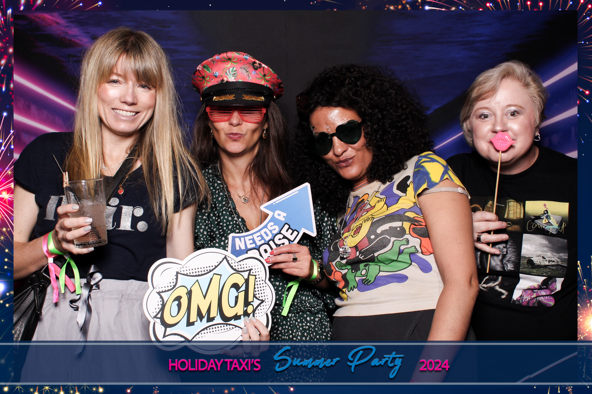 Holiday Taxis Summer Party 2024 | View more photos from the event at gallery.freshbooths.com/u/FreshBooths/Holiday-Taxis-Summer-Party-2024
