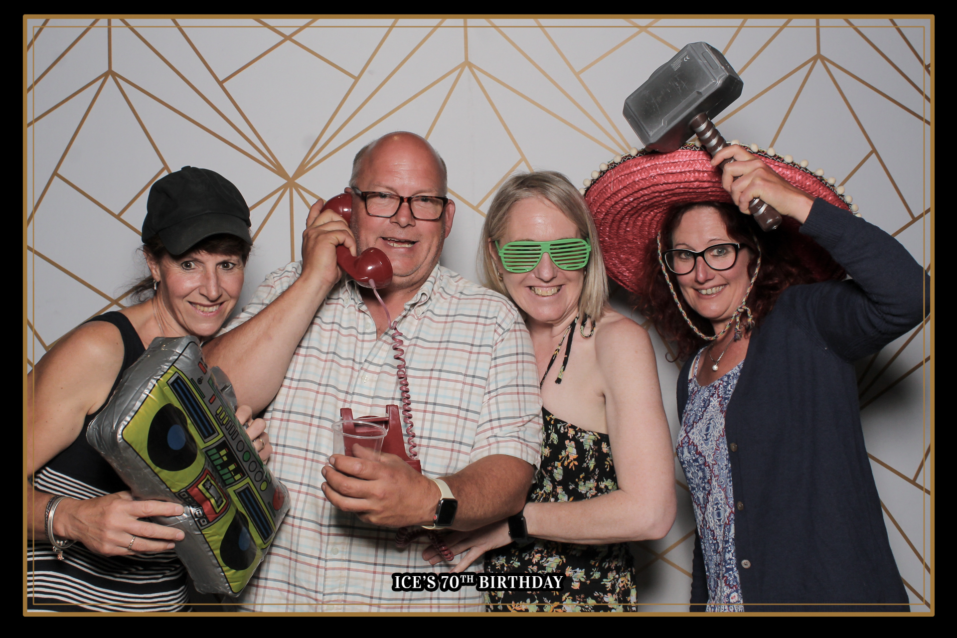 Ice's 70th Birthday - Classic Open Booth | View more photos from the event at gallery.freshbooths.com/u/FreshBooths/Ices-70th-Birthday-Classic-Open-Booth