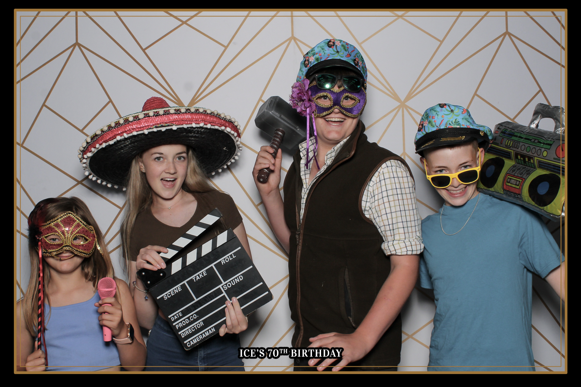 Ice's 70th Birthday - Classic Open Booth | View more photos from the event at gallery.freshbooths.com/u/FreshBooths/Ices-70th-Birthday-Classic-Open-Booth