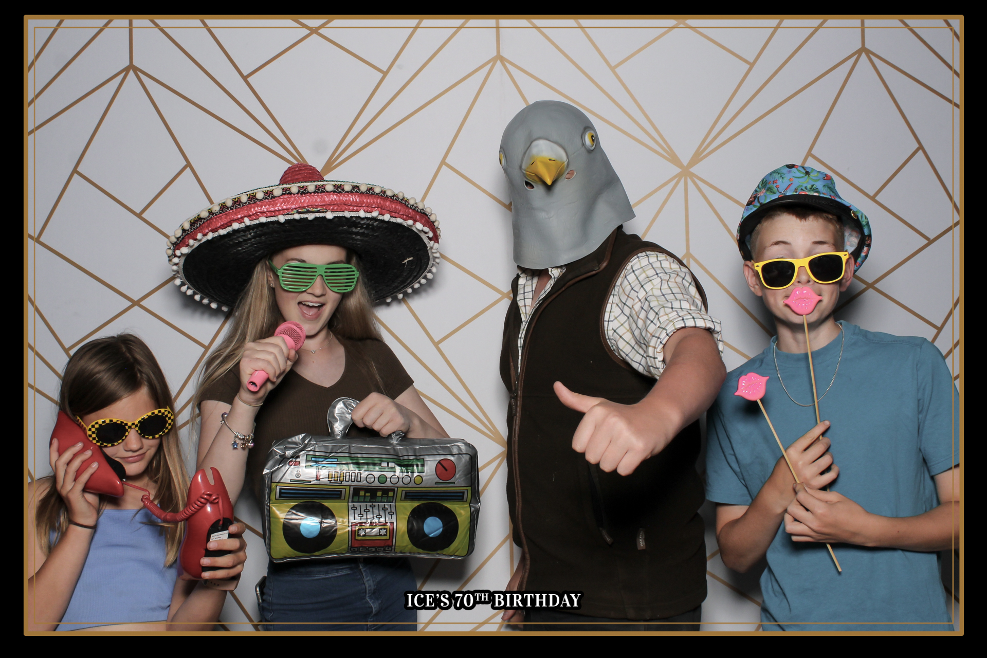 Ice's 70th Birthday - Classic Open Booth | View more photos from the event at gallery.freshbooths.com/u/FreshBooths/Ices-70th-Birthday-Classic-Open-Booth