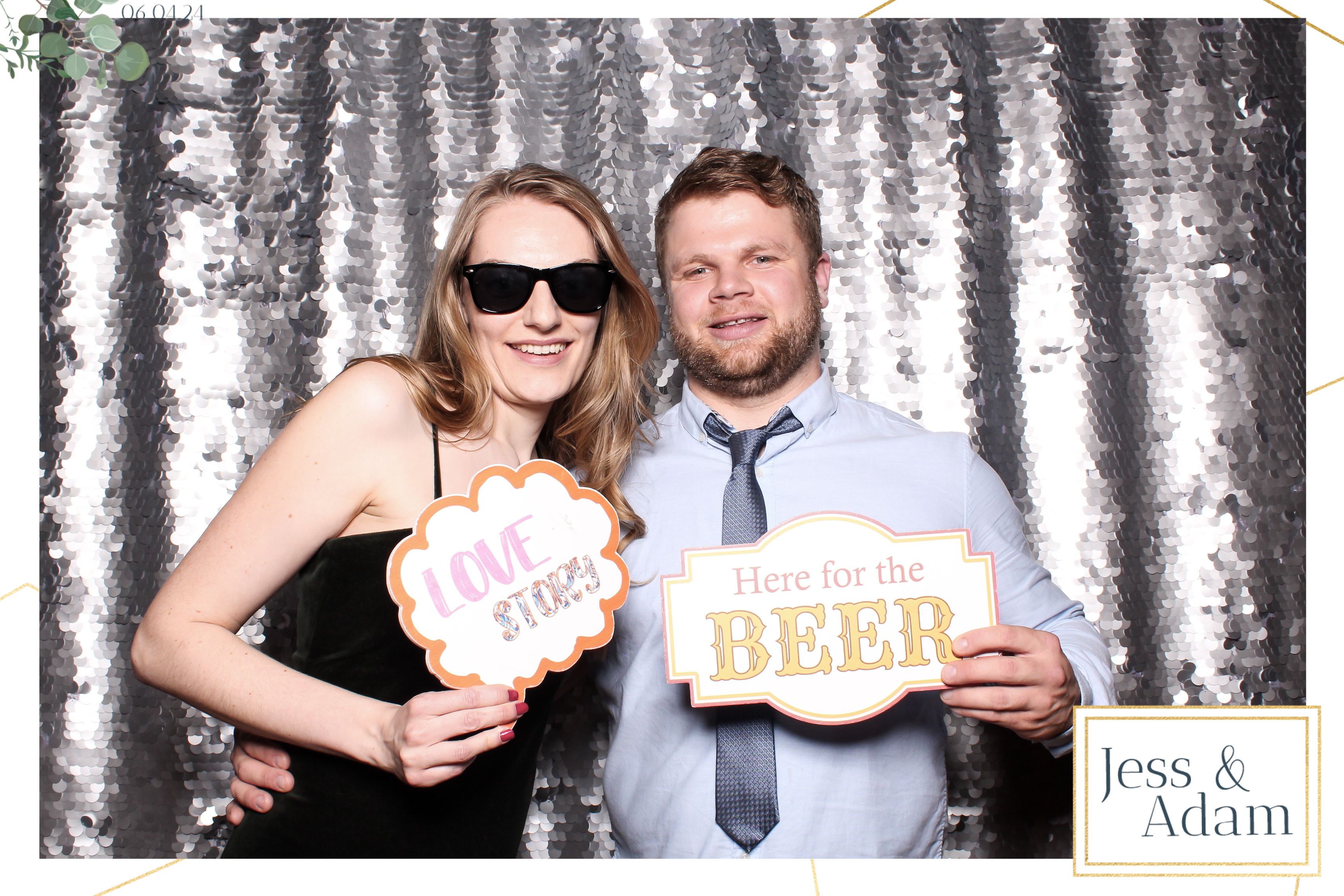Jess and Adam - Classic Open Booth | View more photos from the event at gallery.freshbooths.com/u/FreshBooths/Jess-and-Adam-Classic-Open-Booth