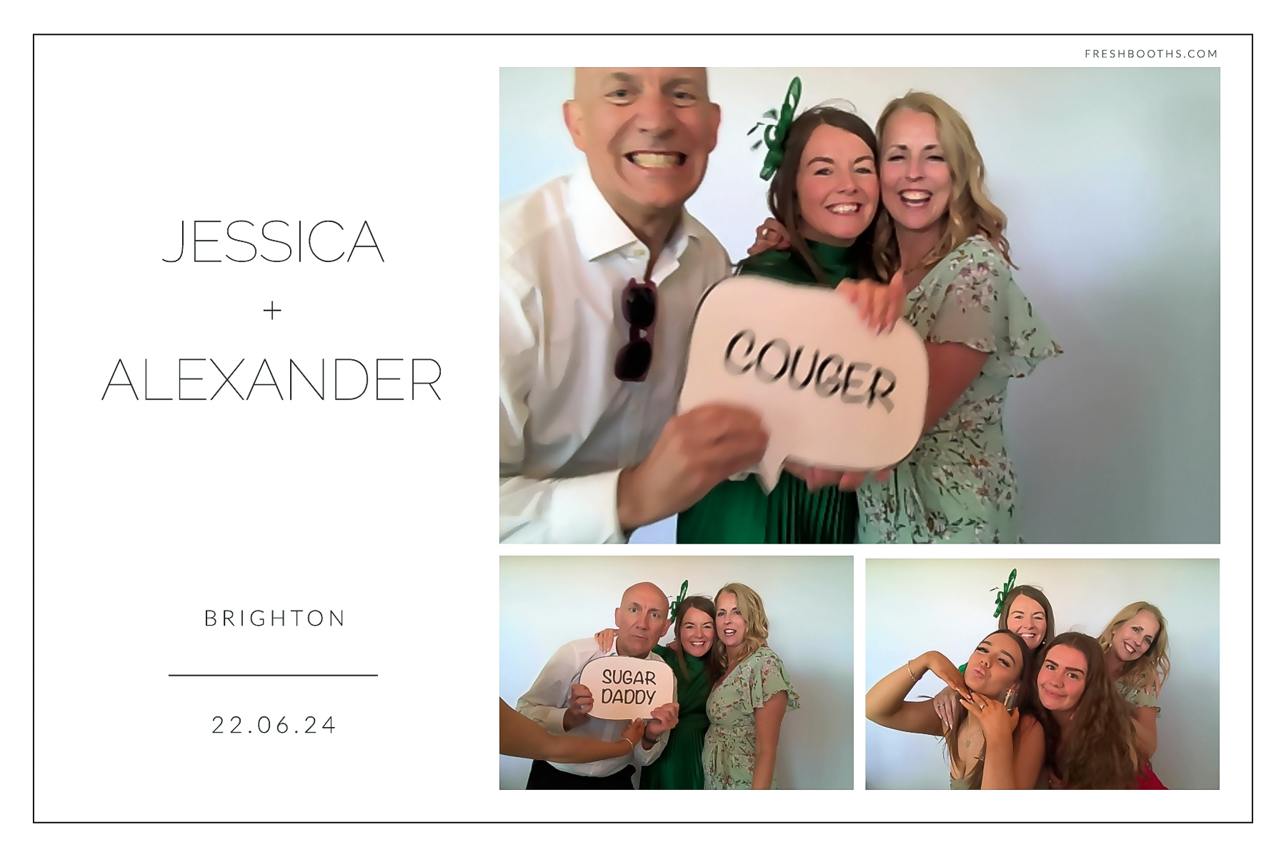 Jessica + Alexandra | View more photos from the event at gallery.freshbooths.com/u/FreshBooths/Jessica-Alexandra