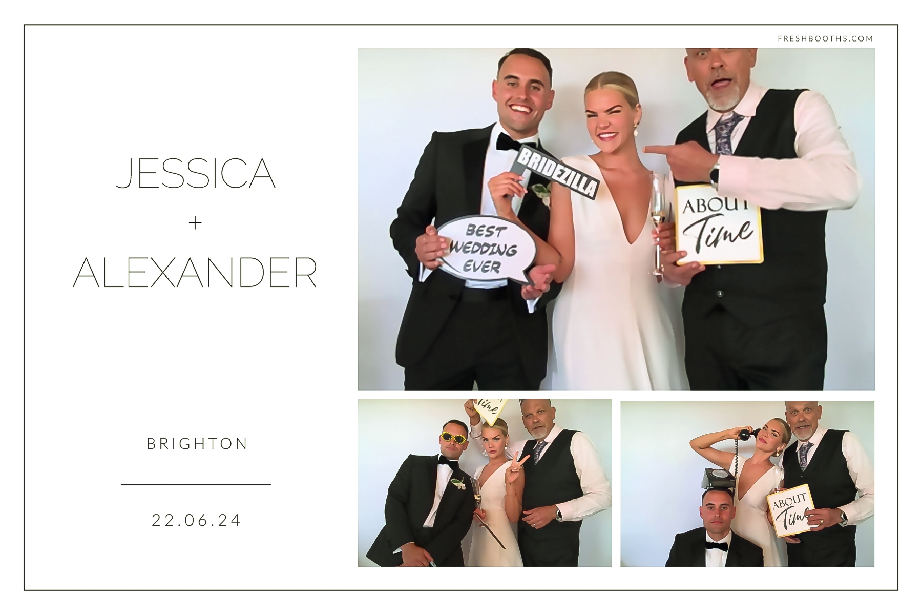 Jessica + Alexandra | View more photos from the event at gallery.freshbooths.com/u/FreshBooths/Jessica-Alexandra