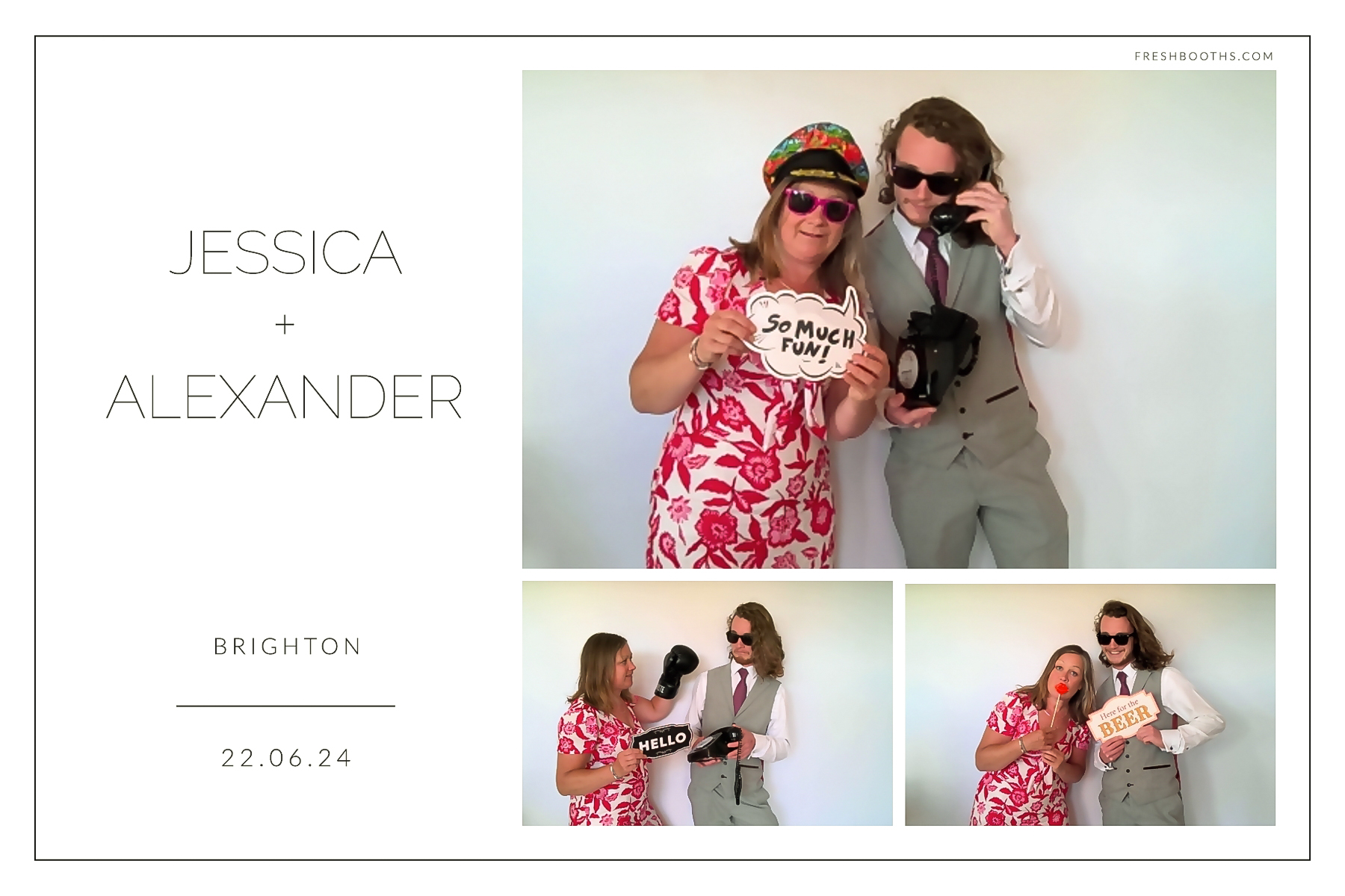 Jessica + Alexandra | View more photos from the event at gallery.freshbooths.com/u/FreshBooths/Jessica-Alexandra
