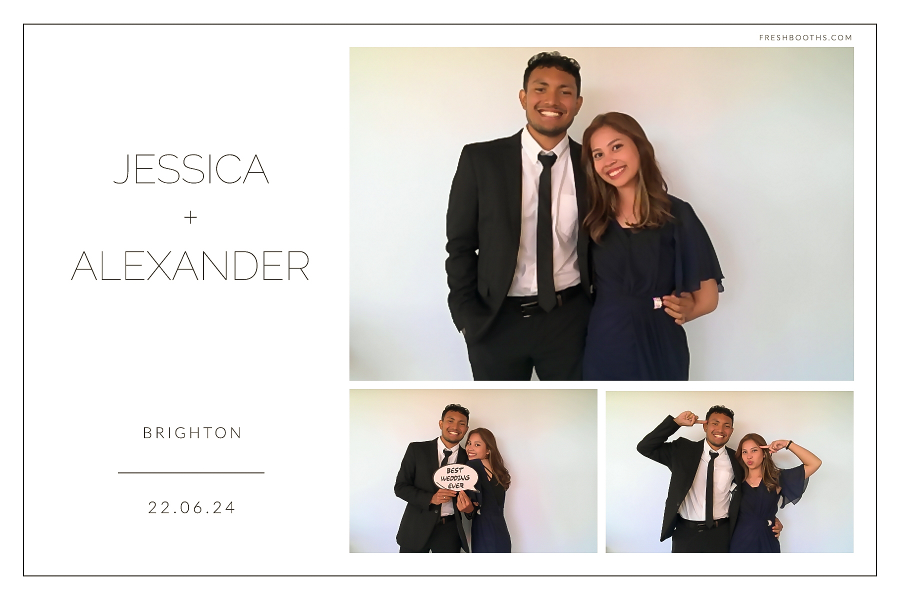 Jessica + Alexandra | View more photos from the event at gallery.freshbooths.com/u/FreshBooths/Jessica-Alexandra