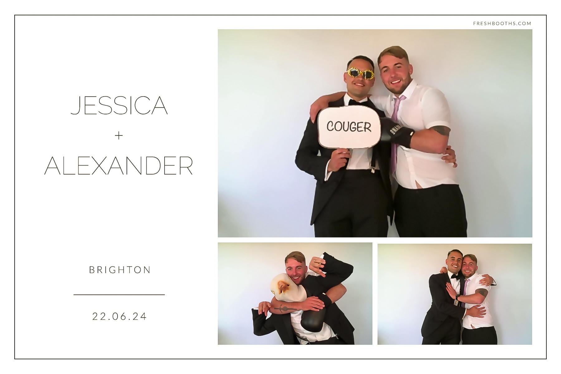 Jessica + Alexandra | View more photos from the event at gallery.freshbooths.com/u/FreshBooths/Jessica-Alexandra