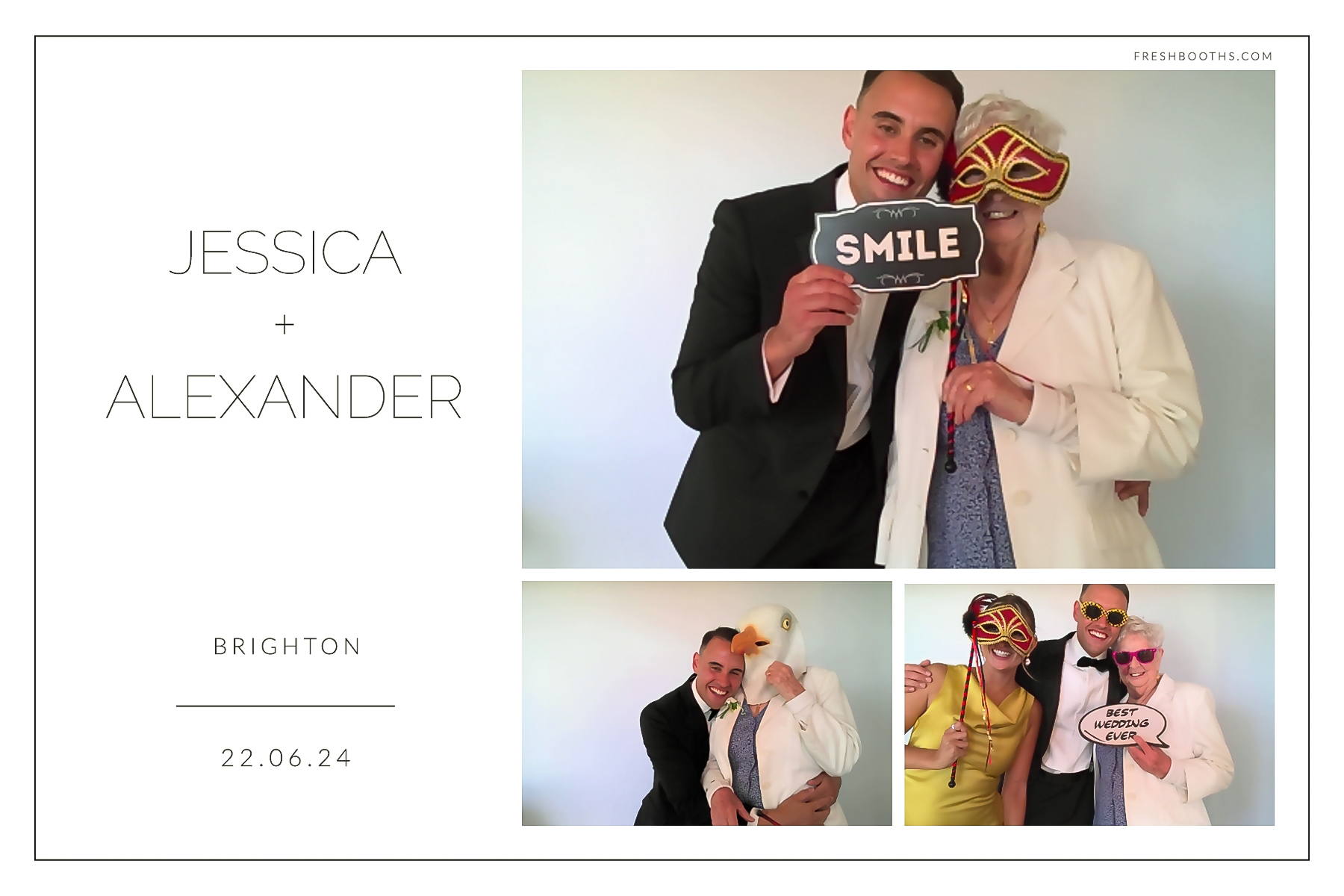 Jessica + Alexandra | View more photos from the event at gallery.freshbooths.com/u/FreshBooths/Jessica-Alexandra