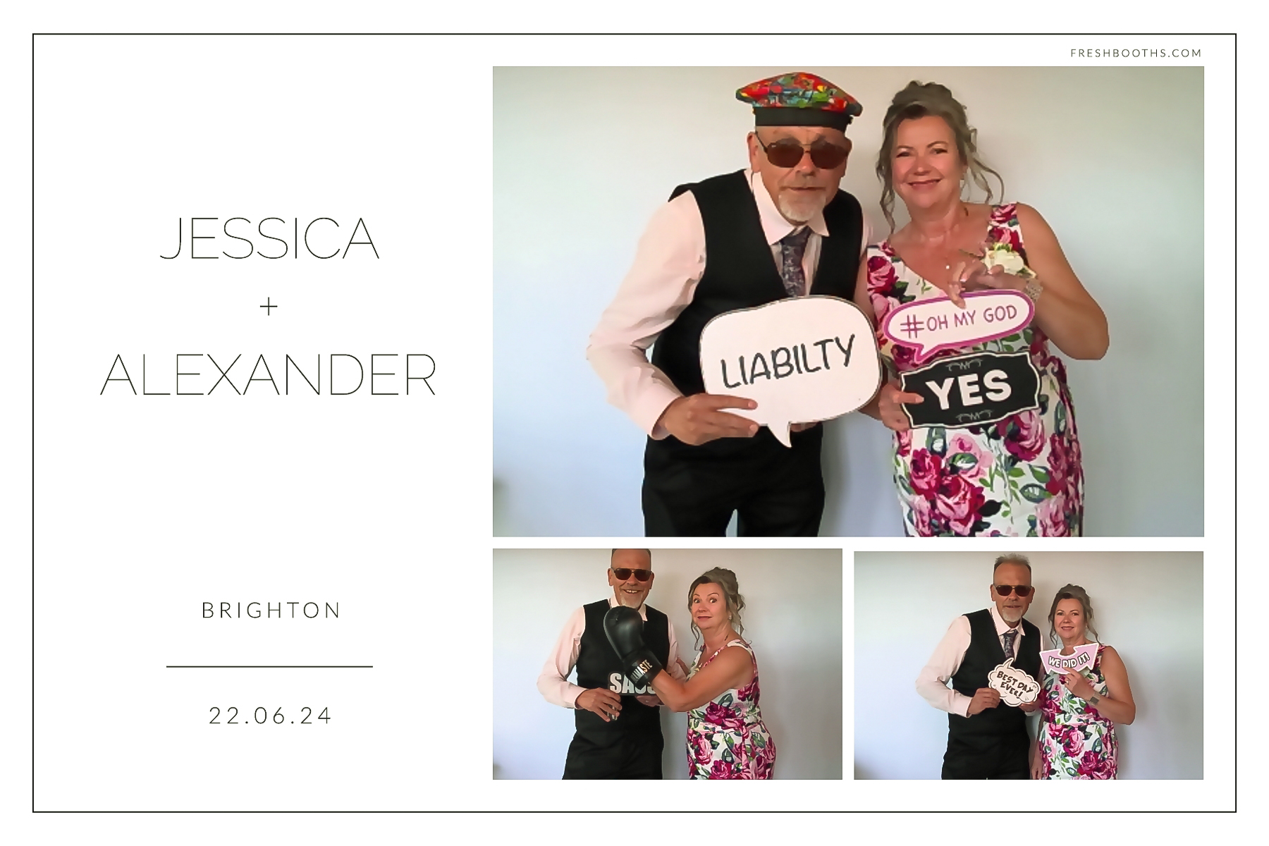 Jessica + Alexandra | View more photos from the event at gallery.freshbooths.com/u/FreshBooths/Jessica-Alexandra