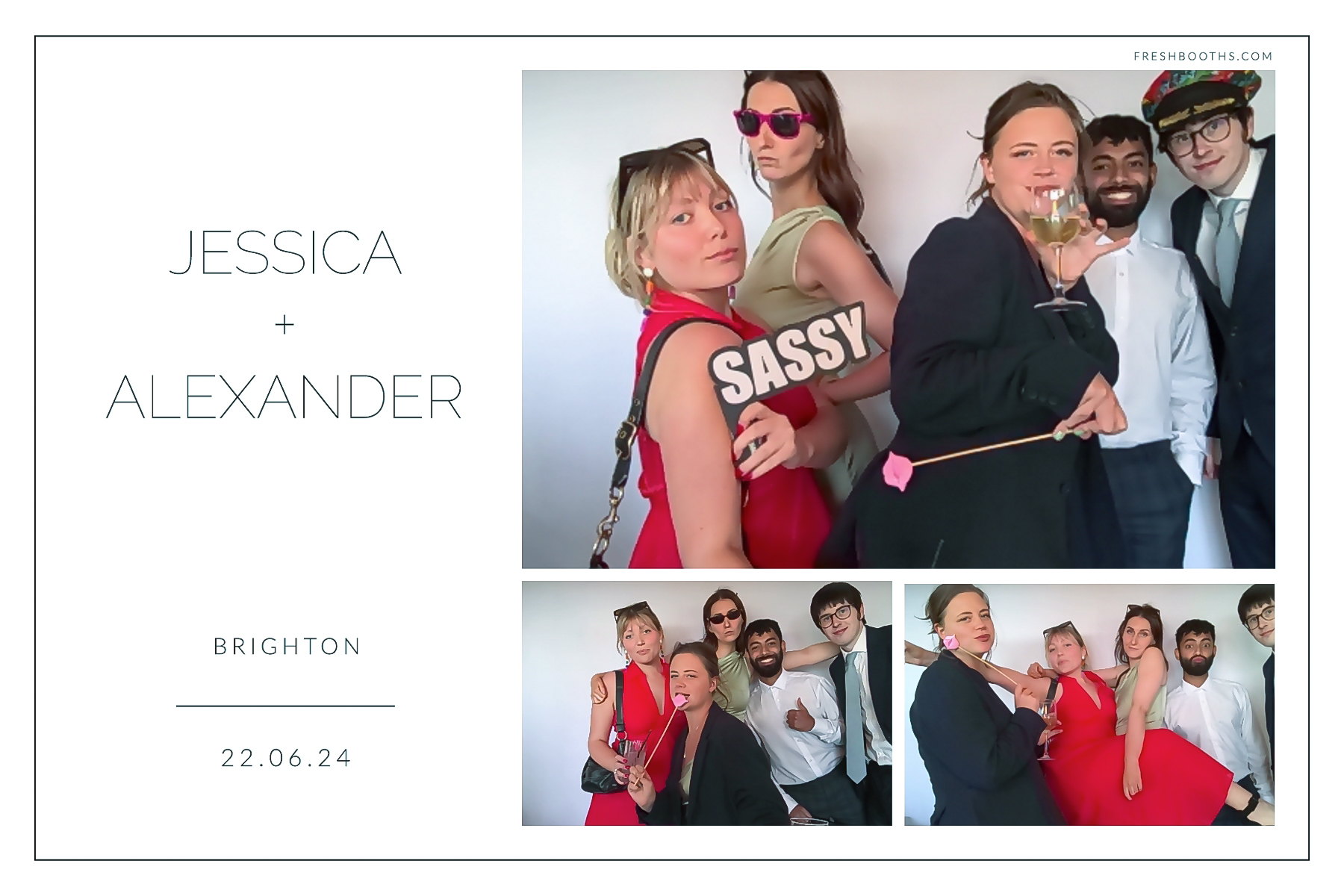 Jessica + Alexandra | View more photos from the event at gallery.freshbooths.com/u/FreshBooths/Jessica-Alexandra