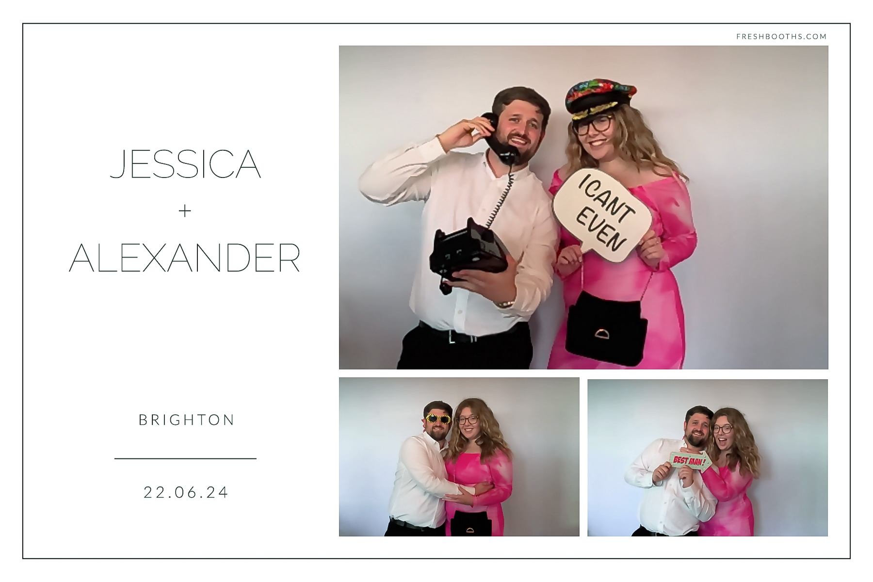 Jessica + Alexandra | View more photos from the event at gallery.freshbooths.com/u/FreshBooths/Jessica-Alexandra