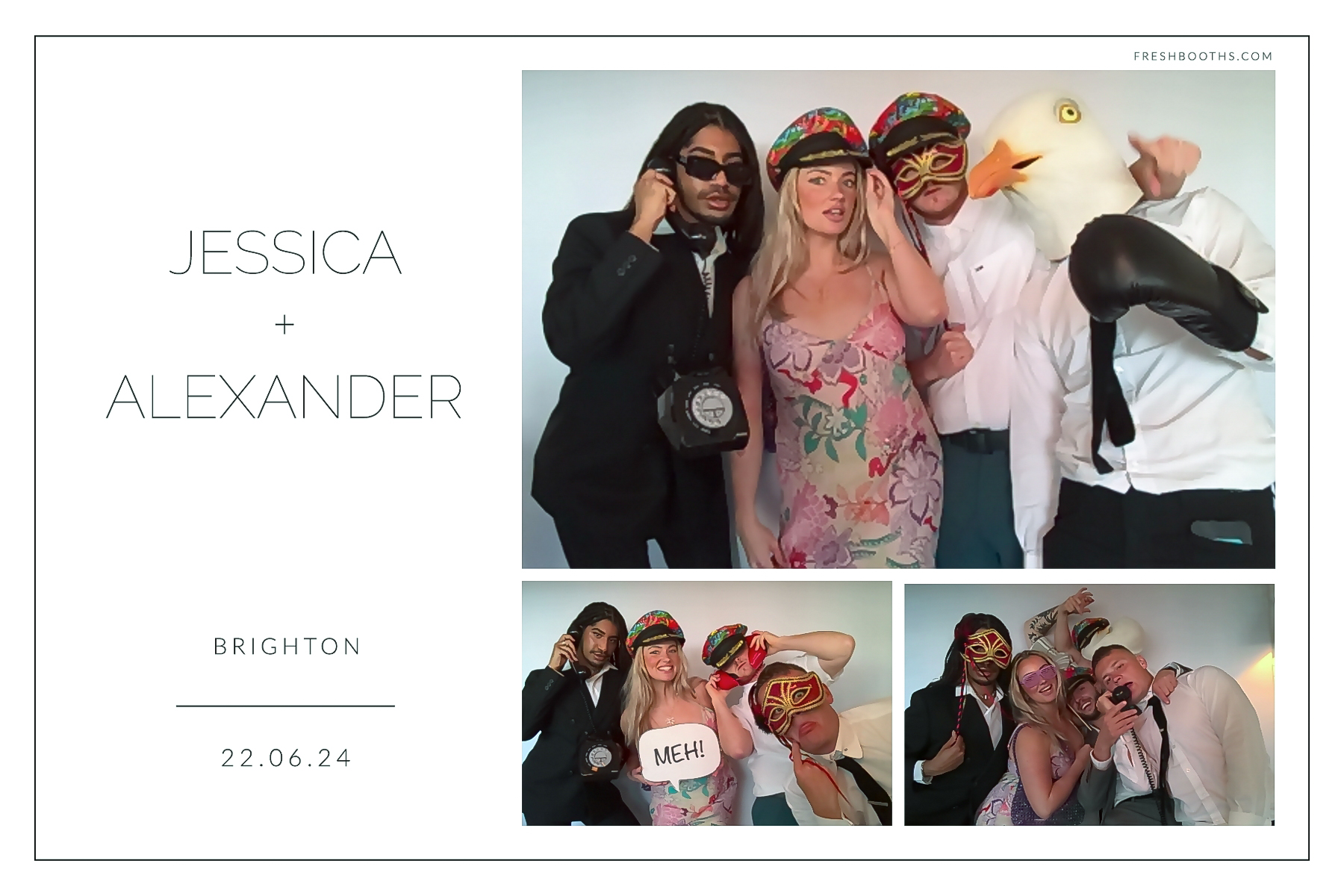 Jessica + Alexandra | View more photos from the event at gallery.freshbooths.com/u/FreshBooths/Jessica-Alexandra