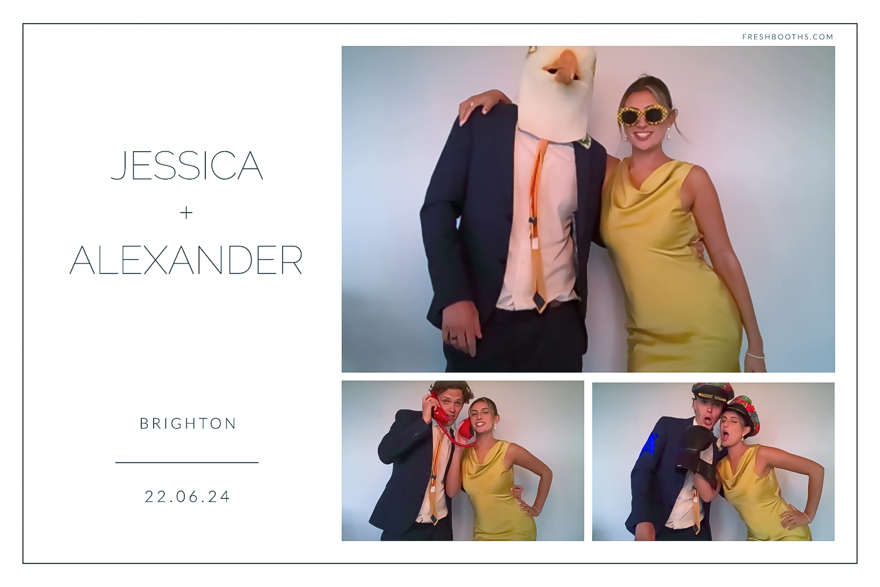 Jessica + Alexandra | View more photos from the event at gallery.freshbooths.com/u/FreshBooths/Jessica-Alexandra