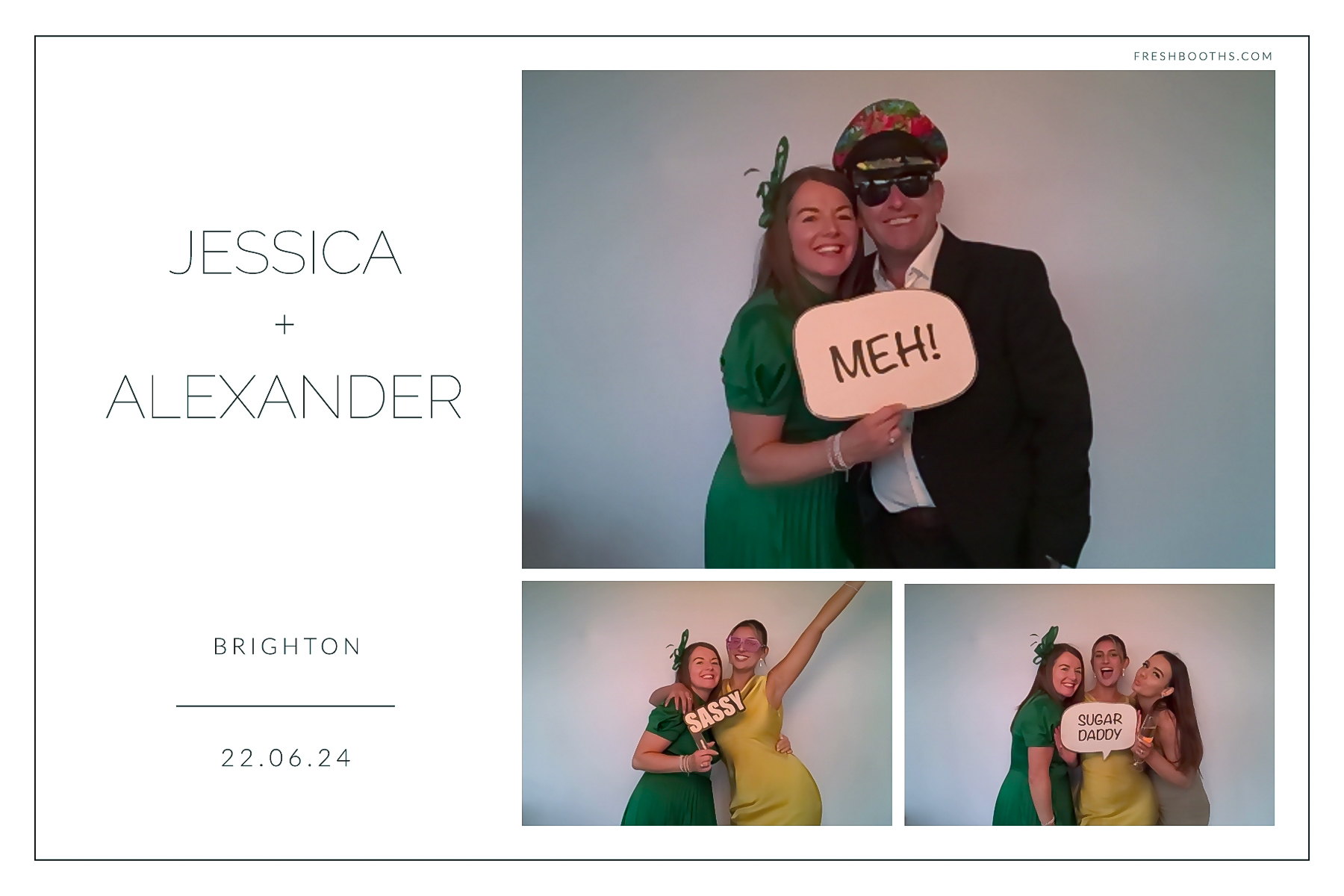 Jessica + Alexandra | View more photos from the event at gallery.freshbooths.com/u/FreshBooths/Jessica-Alexandra