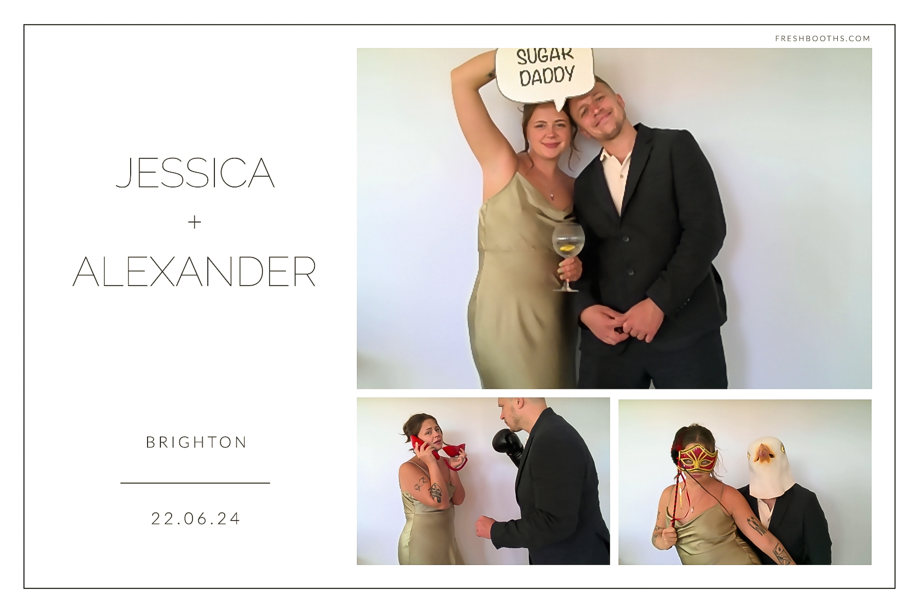 Jessica + Alexandra | View more photos from the event at gallery.freshbooths.com/u/FreshBooths/Jessica-Alexandra