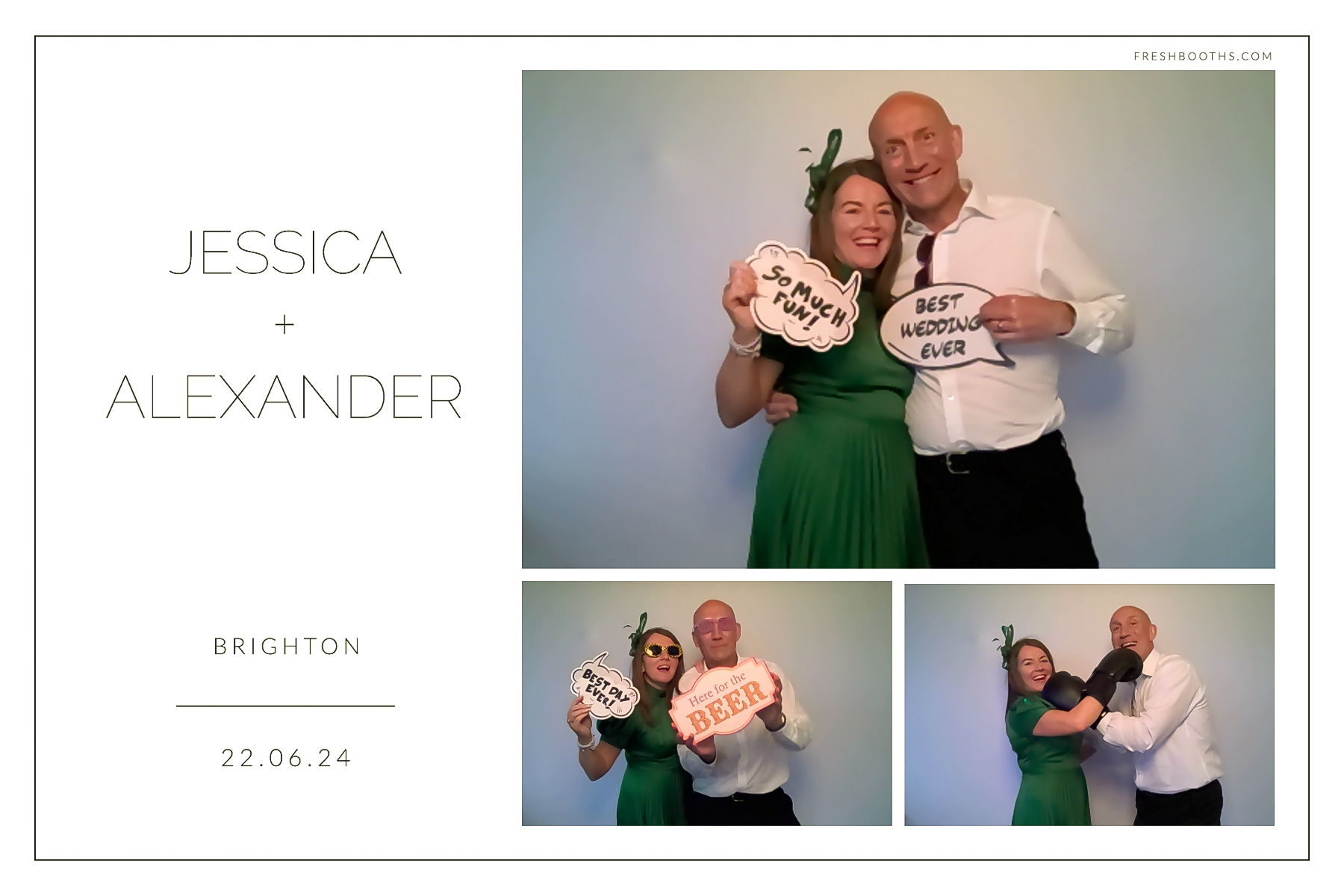 Jessica + Alexandra | View more photos from the event at gallery.freshbooths.com/u/FreshBooths/Jessica-Alexandra