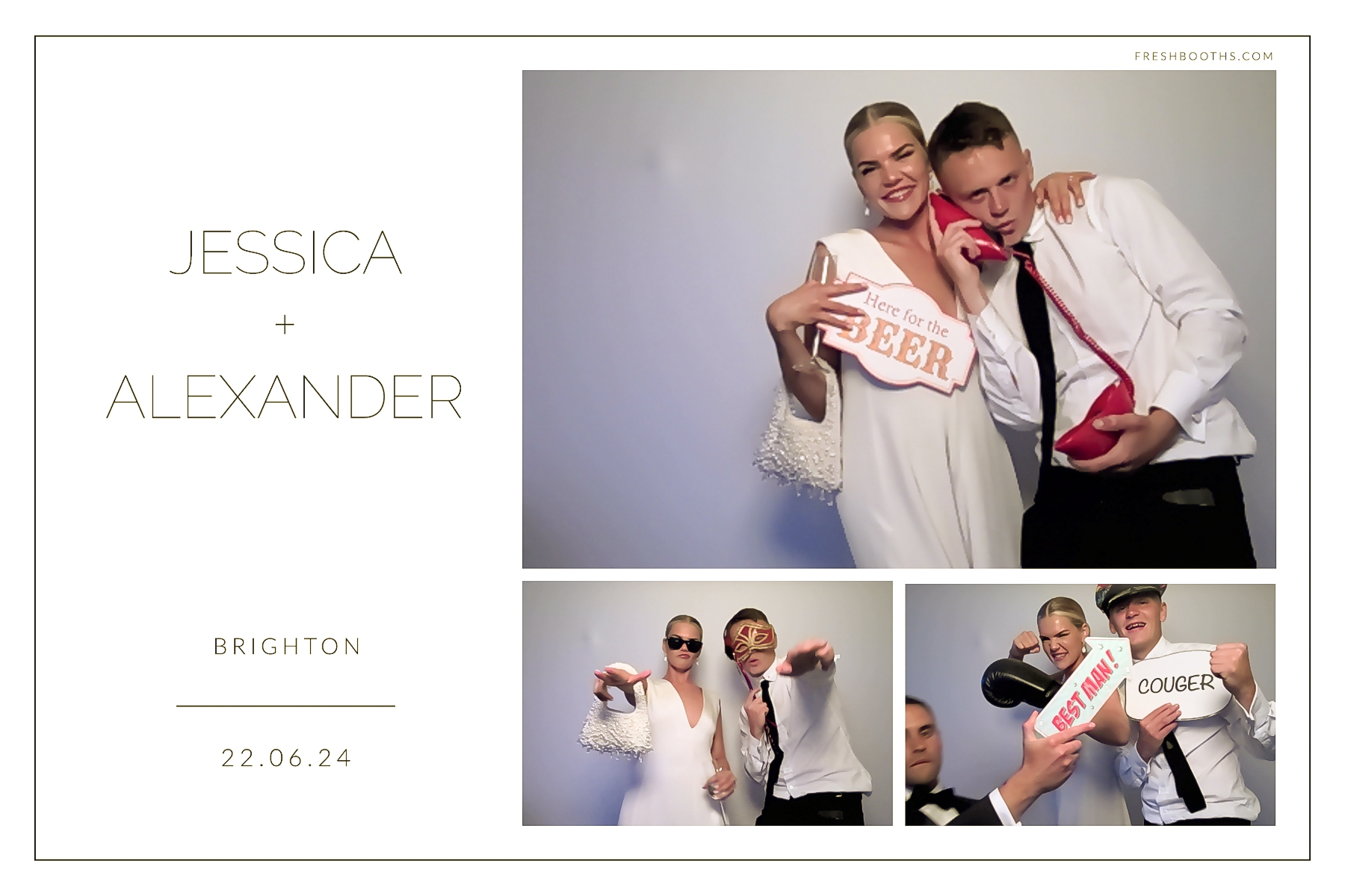 Jessica + Alexandra | View more photos from the event at gallery.freshbooths.com/u/FreshBooths/Jessica-Alexandra